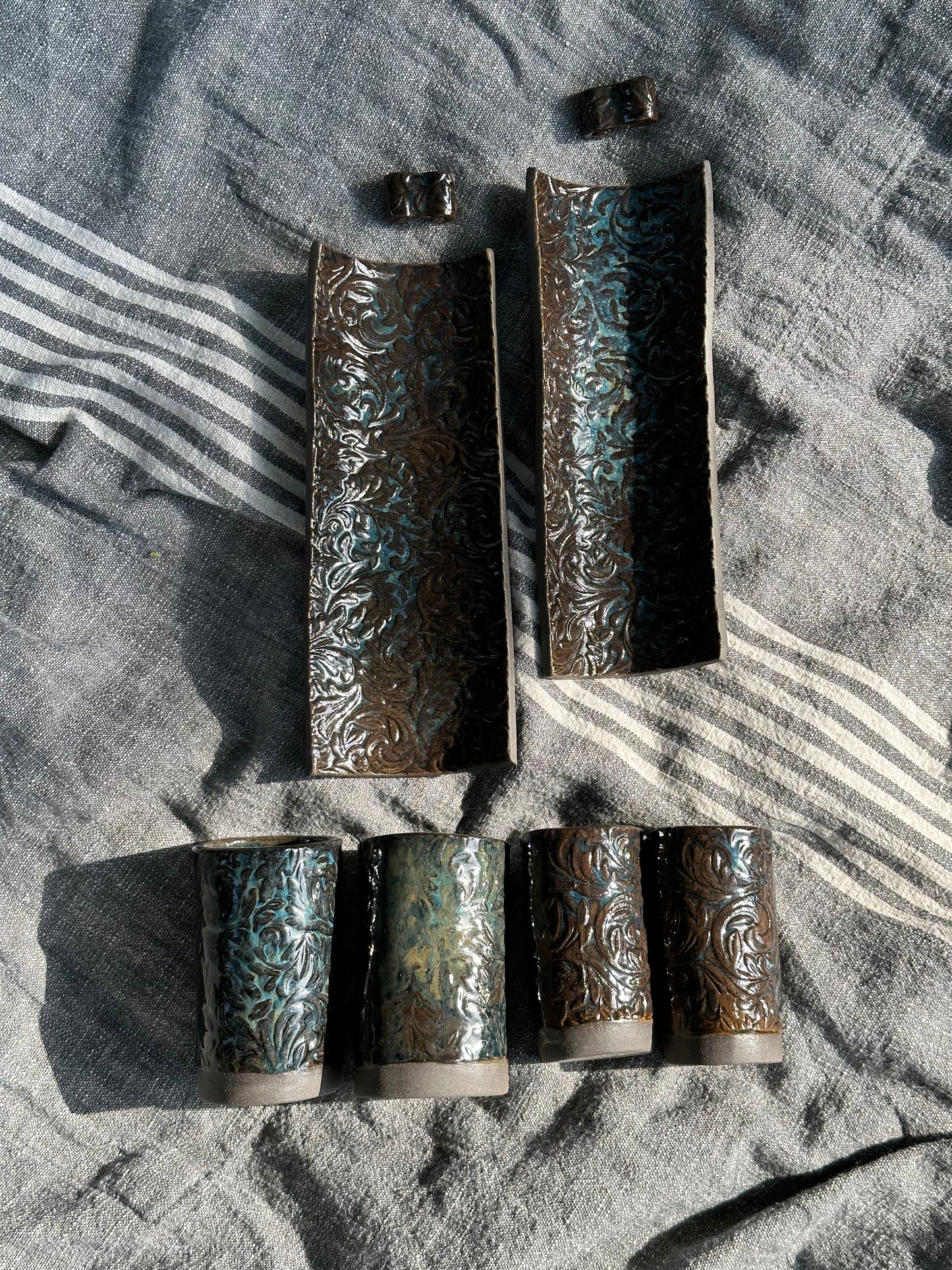 Service à sushi en céramique