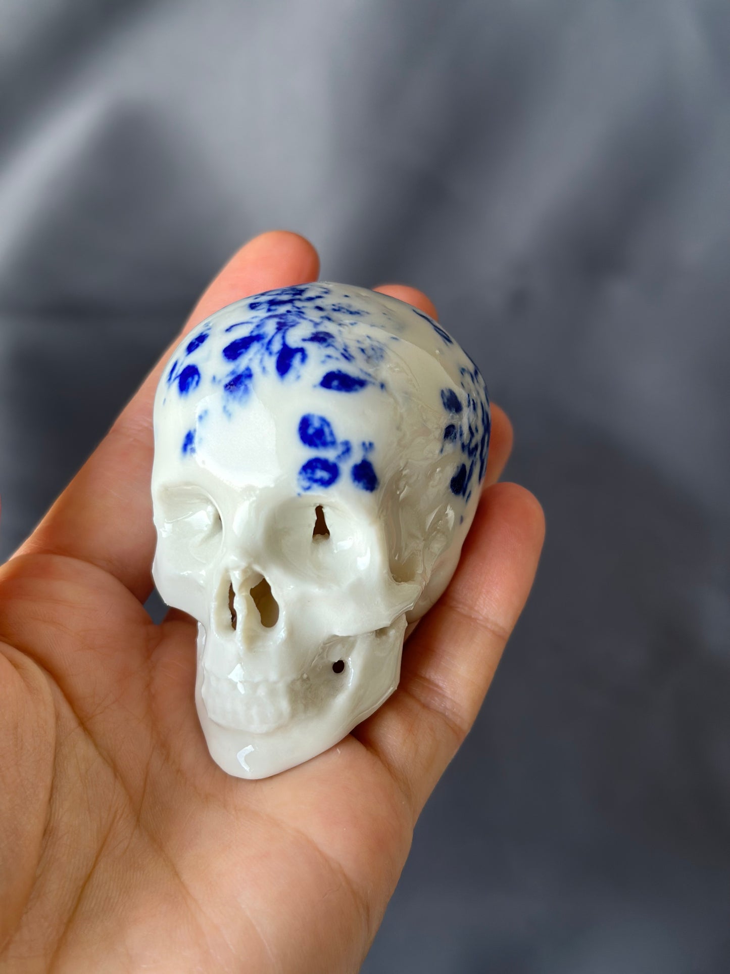 Czaszka porcelanowa mini