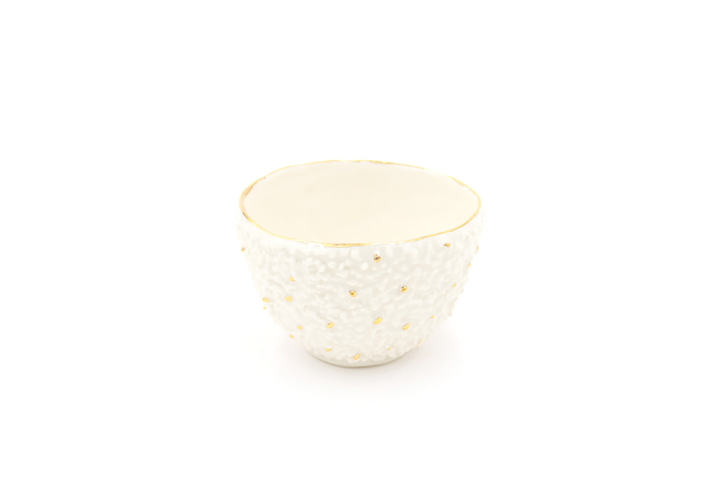 Miseczka porcelanowa ze złoceniem
