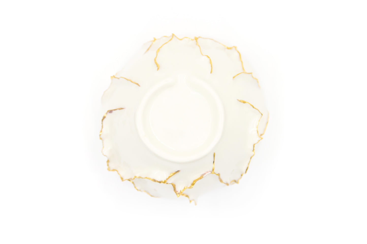 Miseczka porcelanowa ze złoceniem