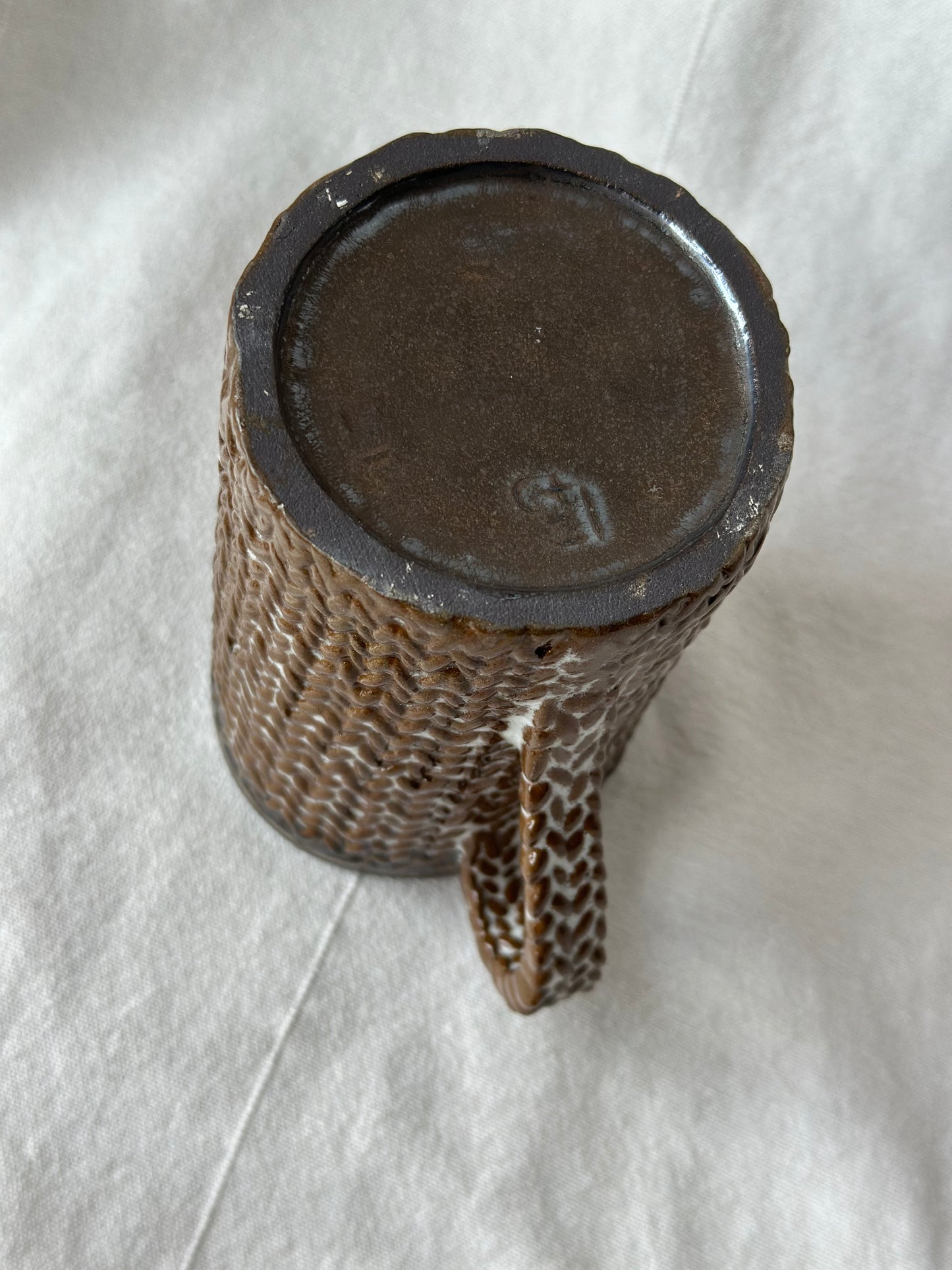 Kubek ceramiczny „szydełkowy”