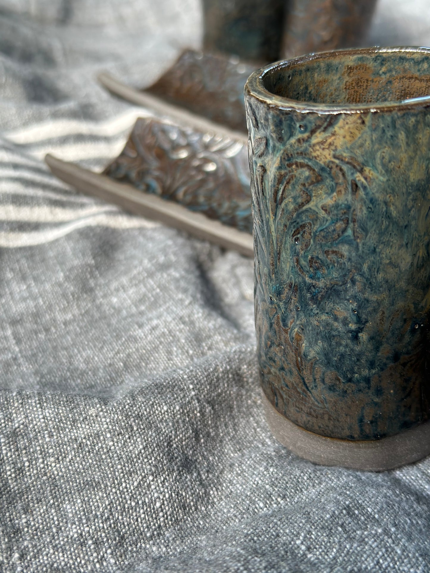 Service à sushi en céramique