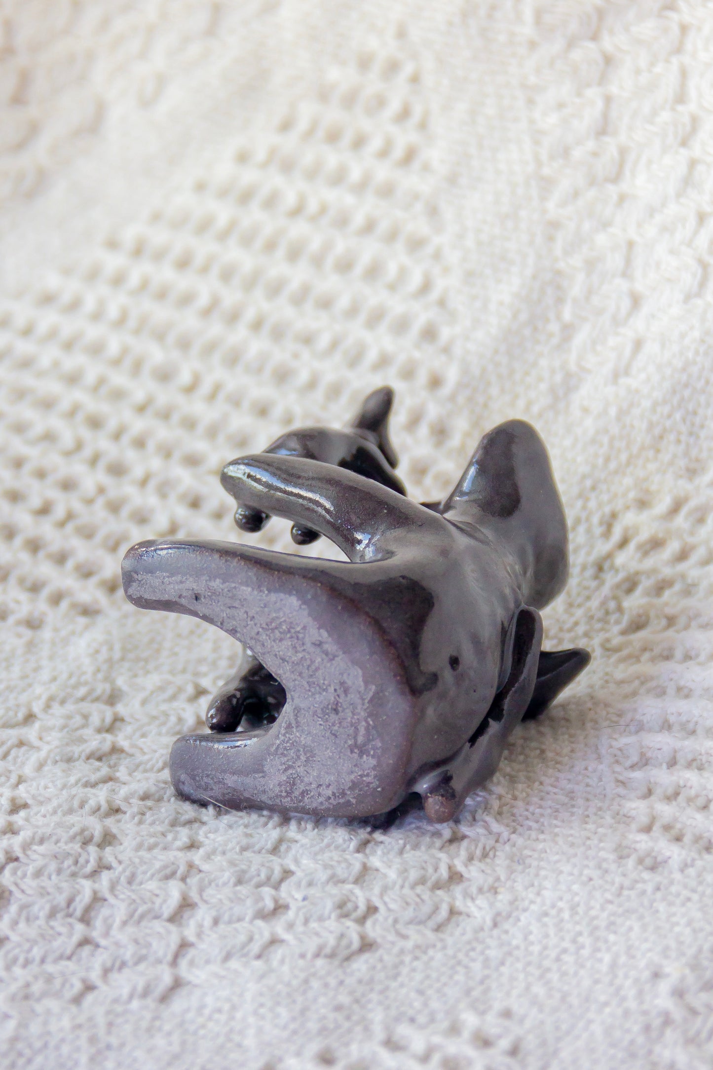 Grande Famille Werling, sculpture en porcelaine avec dorure