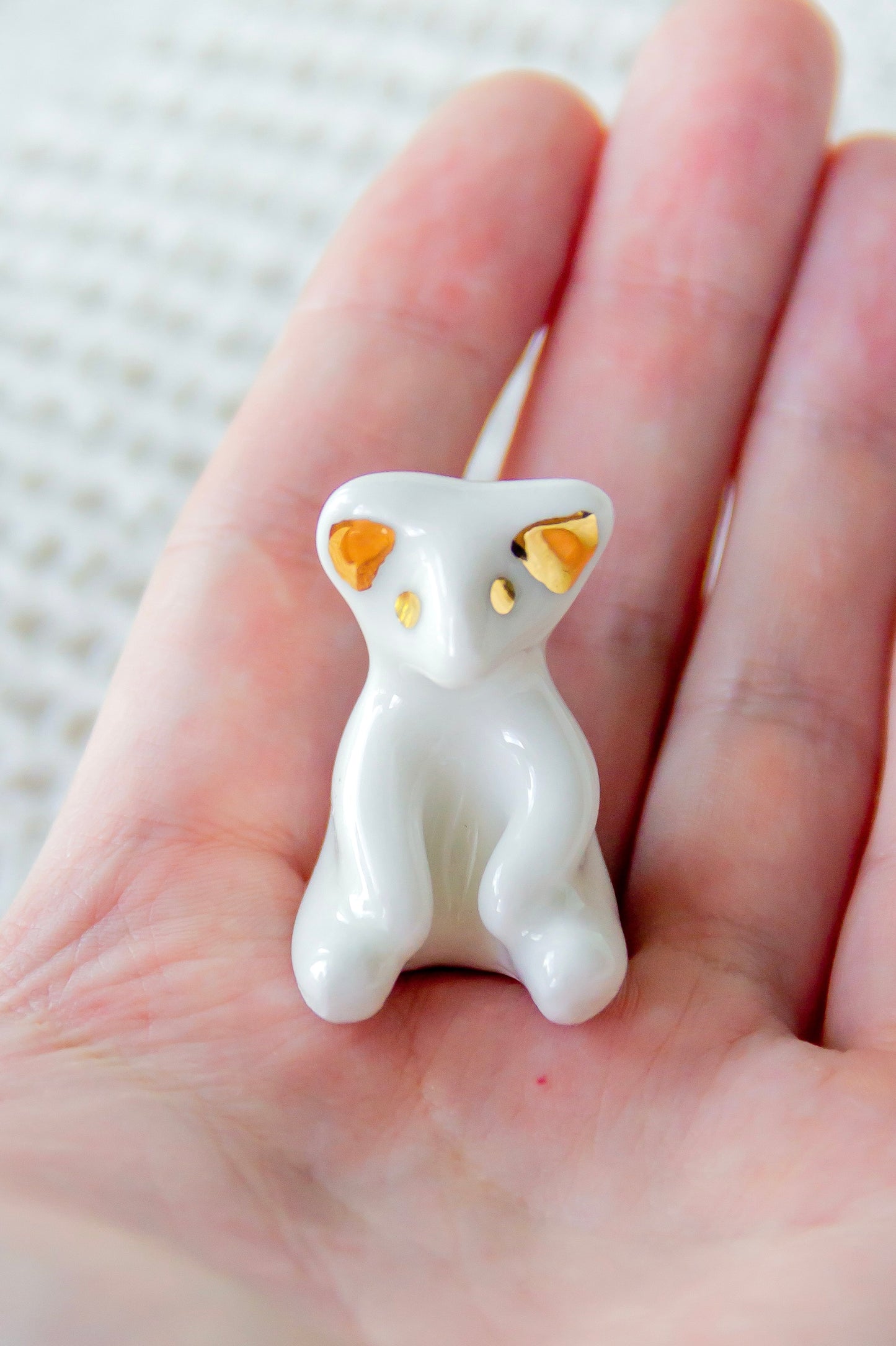 Werlingtin désir en porcelaine avec dorure