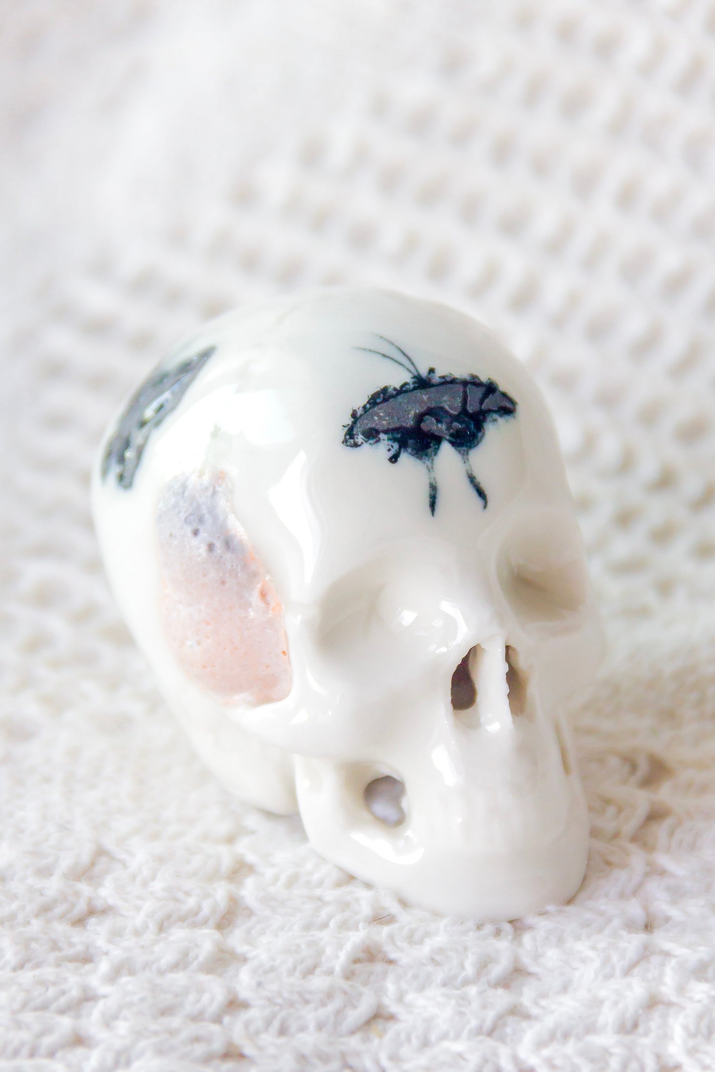 Czaszka porcelanowa mini