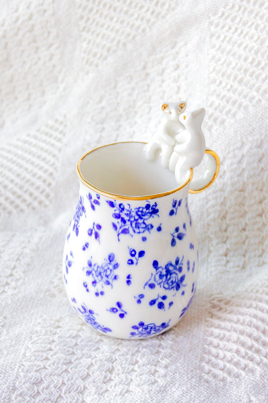 Kubek porcelanowy z werlingami