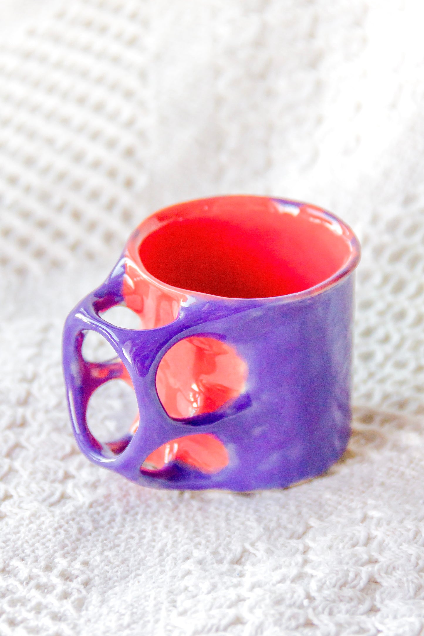 Tasse à expresso en porcelaine "Laminari" dorée