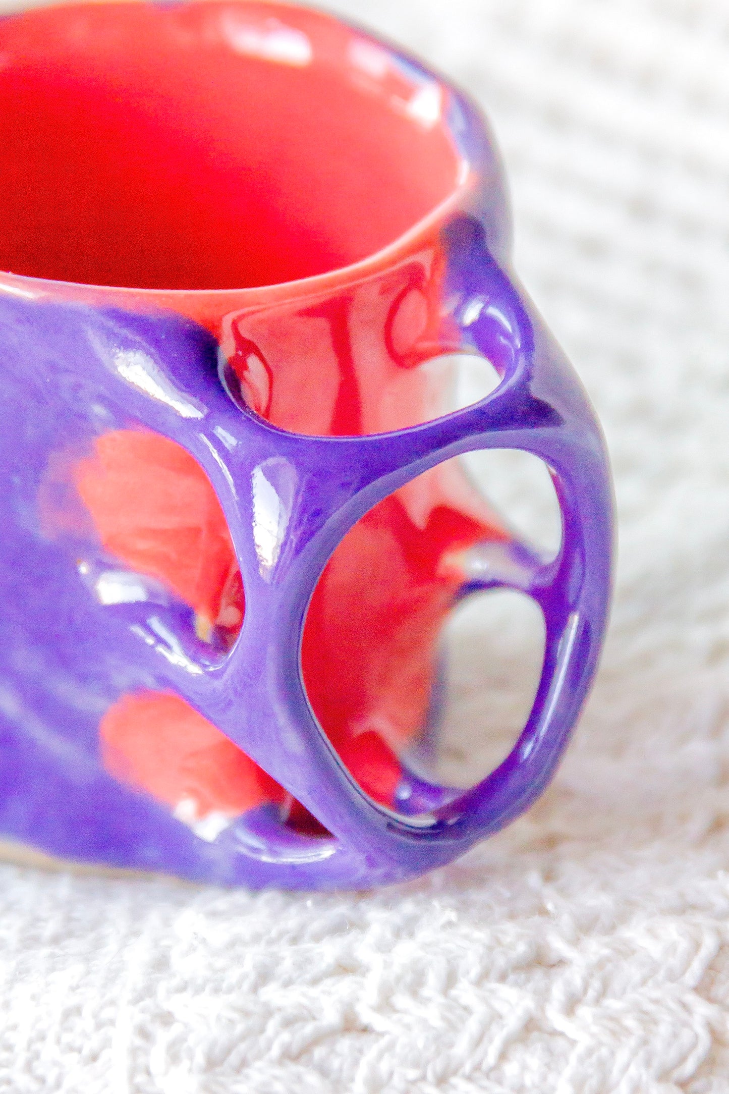 Tasse à expresso en porcelaine "Laminari" dorée