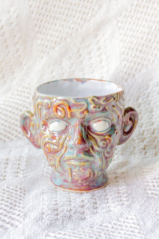 Czarka ceramiczna «Navi» zielono-fioletowa