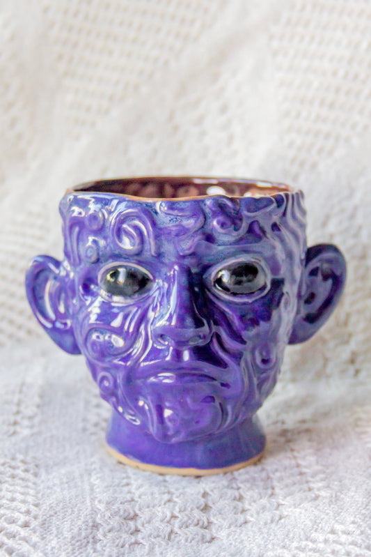 Czarka ceramiczna «Navi» brązowo-fioletowa