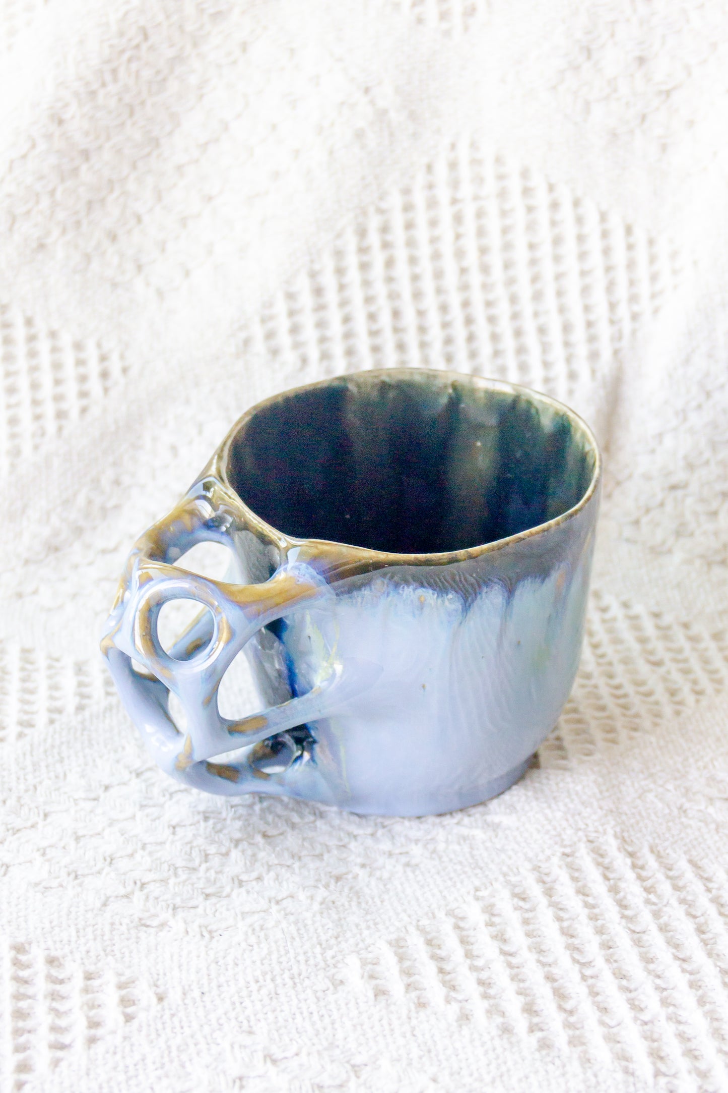 Mug en céramique, noir et marron