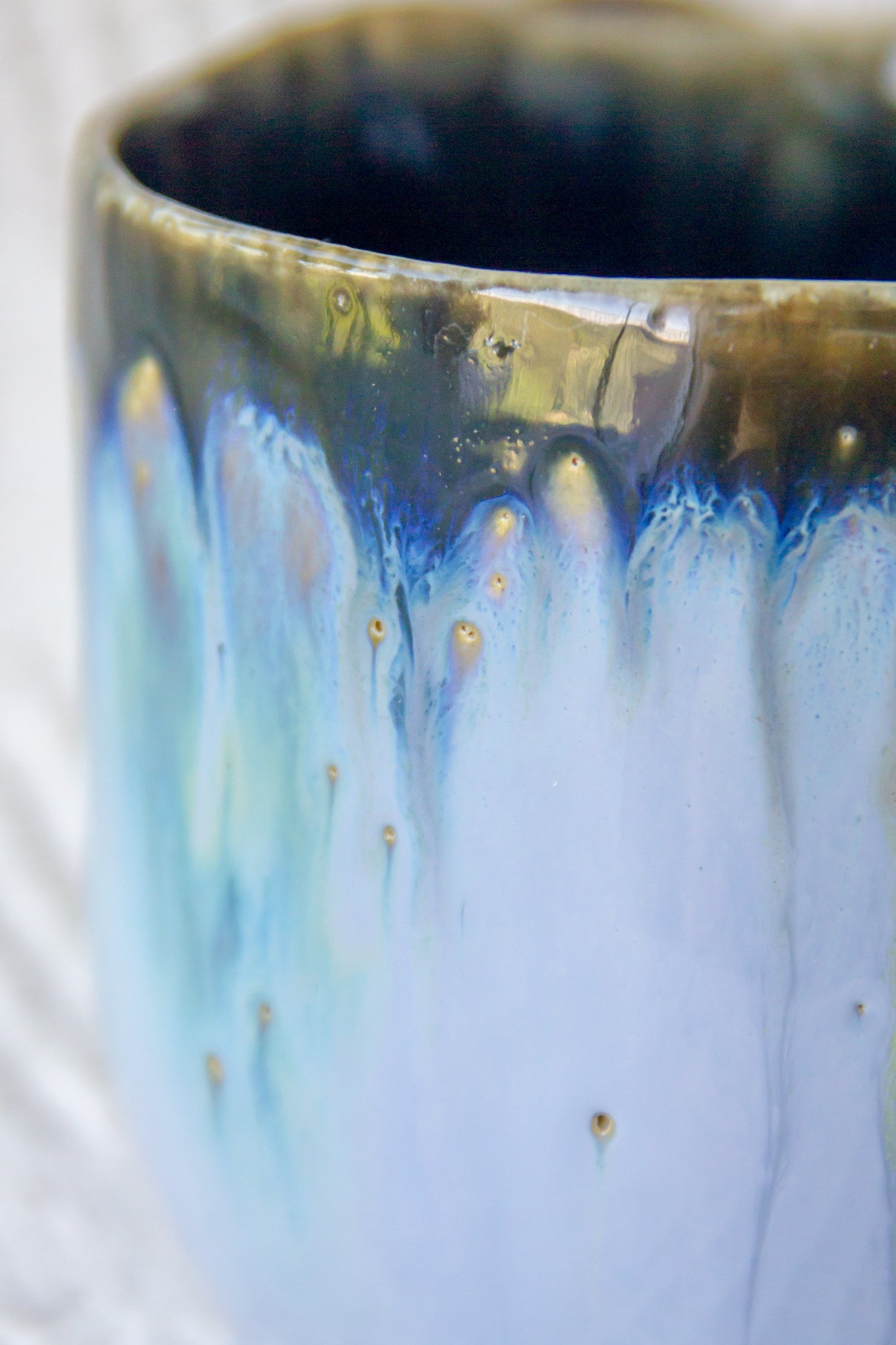 Mug en céramique, noir et marron