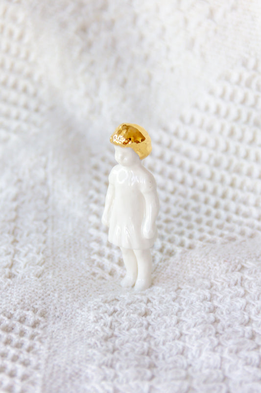 Tasse en céramique "Pox" en noir et beige