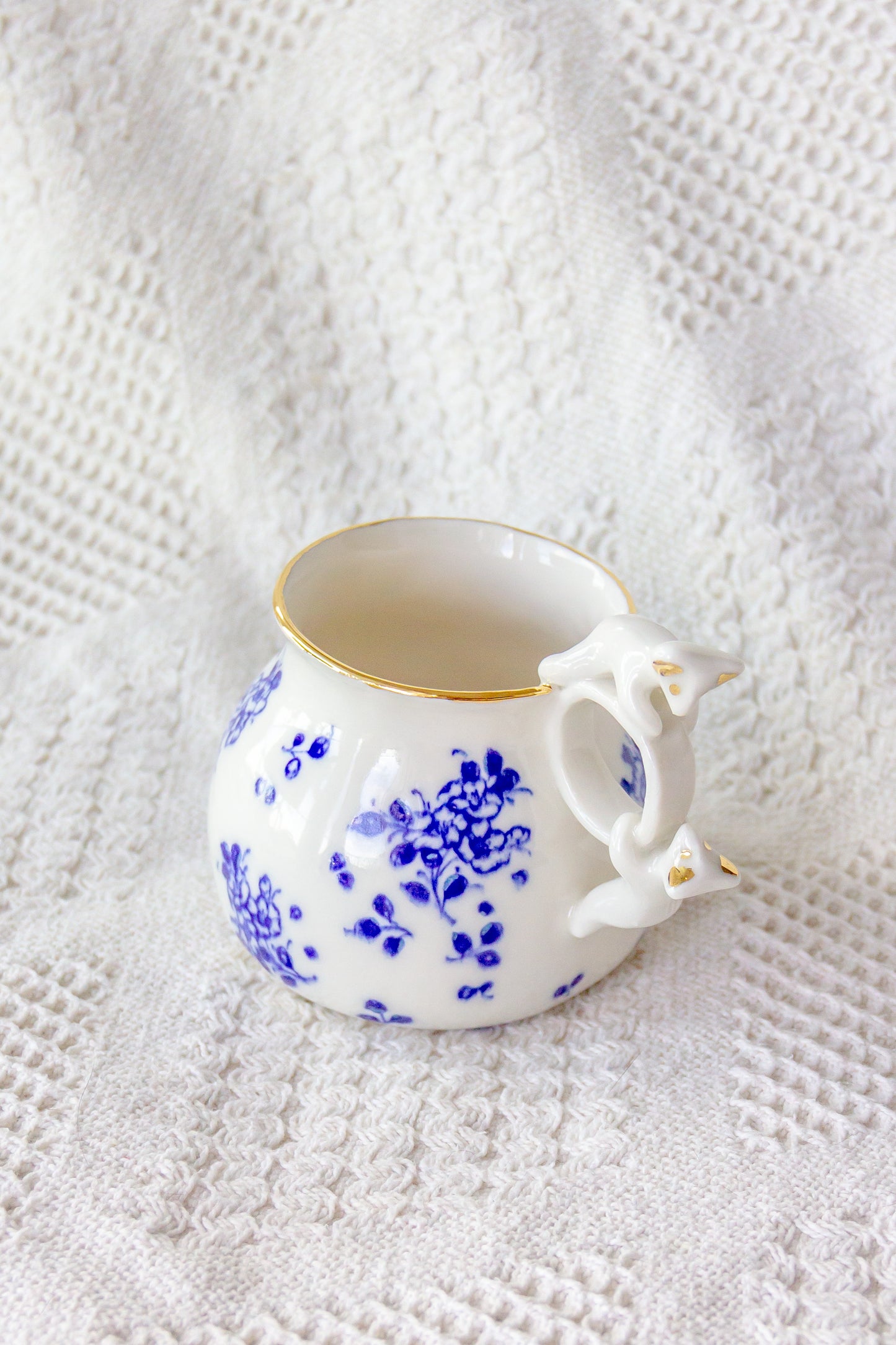 Kubek porcelanowy z werlingami
