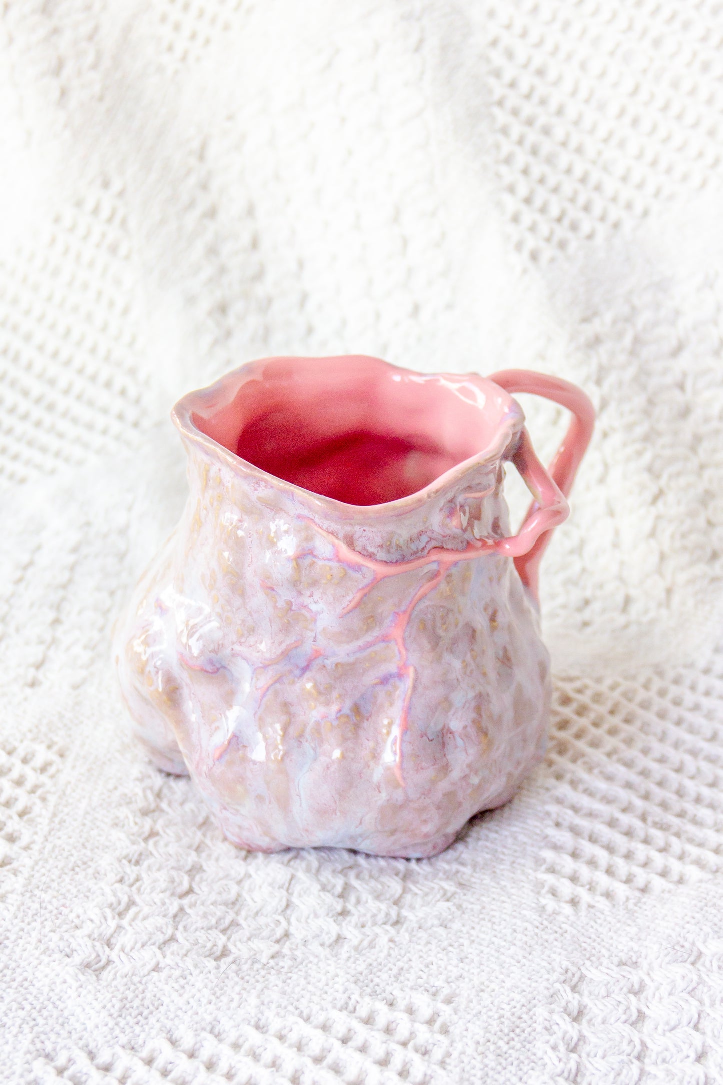 Kubek ceramiczny “Couroupita” fioletowo-różowy