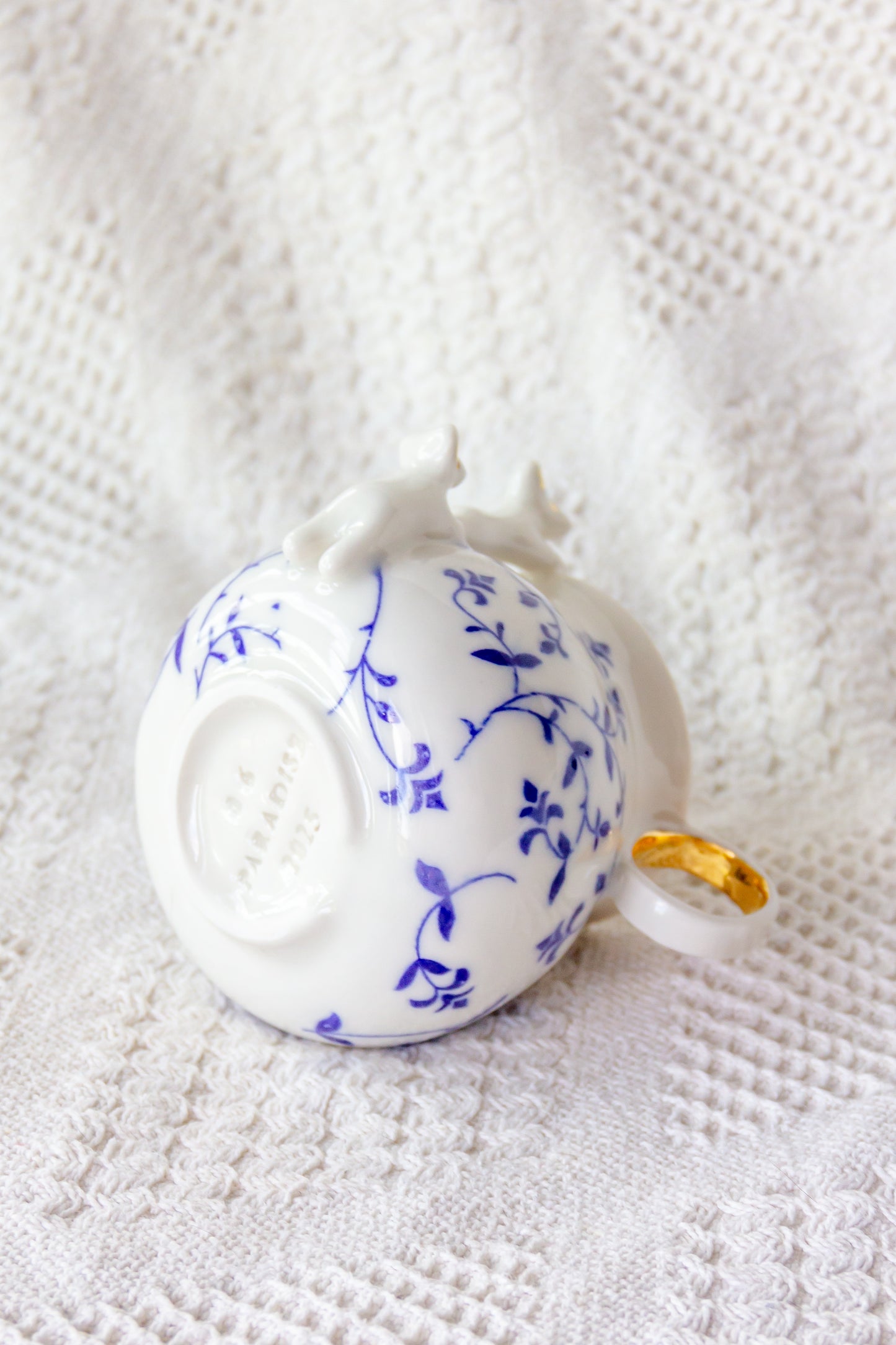 Kubek porcelanowy z werlingami