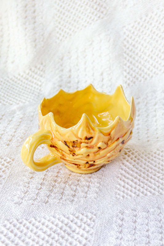 Kubek ceramiczny «Ogri» pomarańczowy