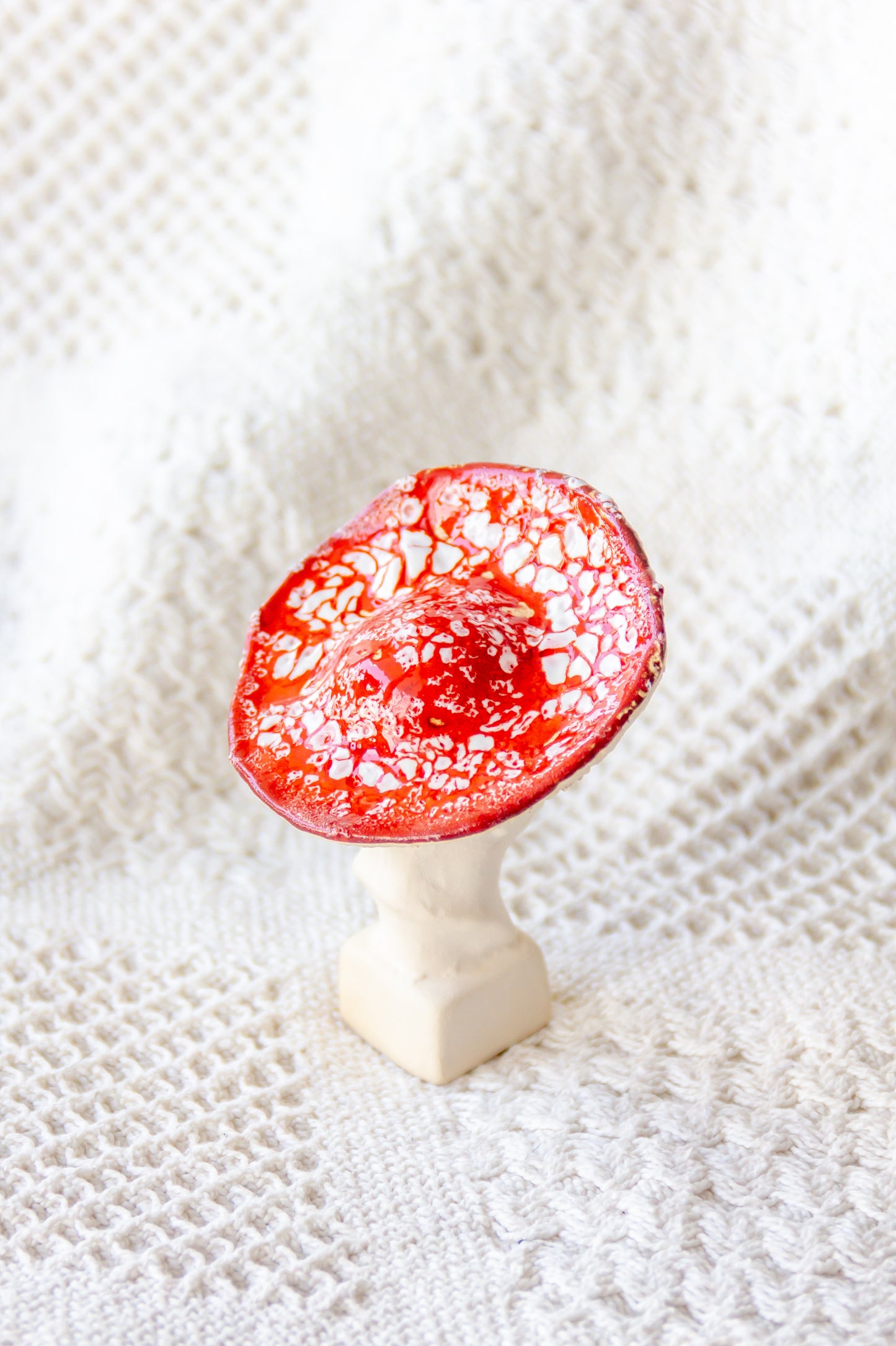 Lenin grzyb, rzeźba ceramiczna mini