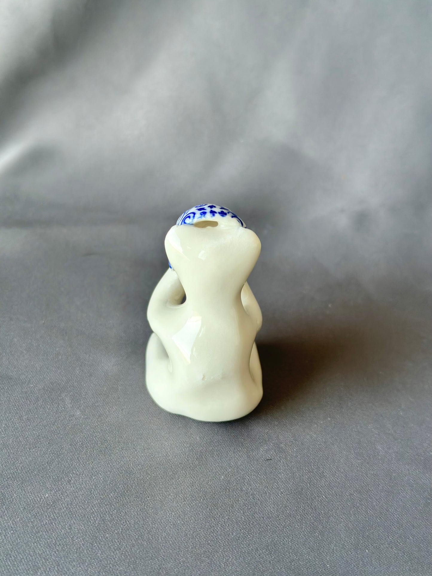 Werling z maską, figurka porcelanowa