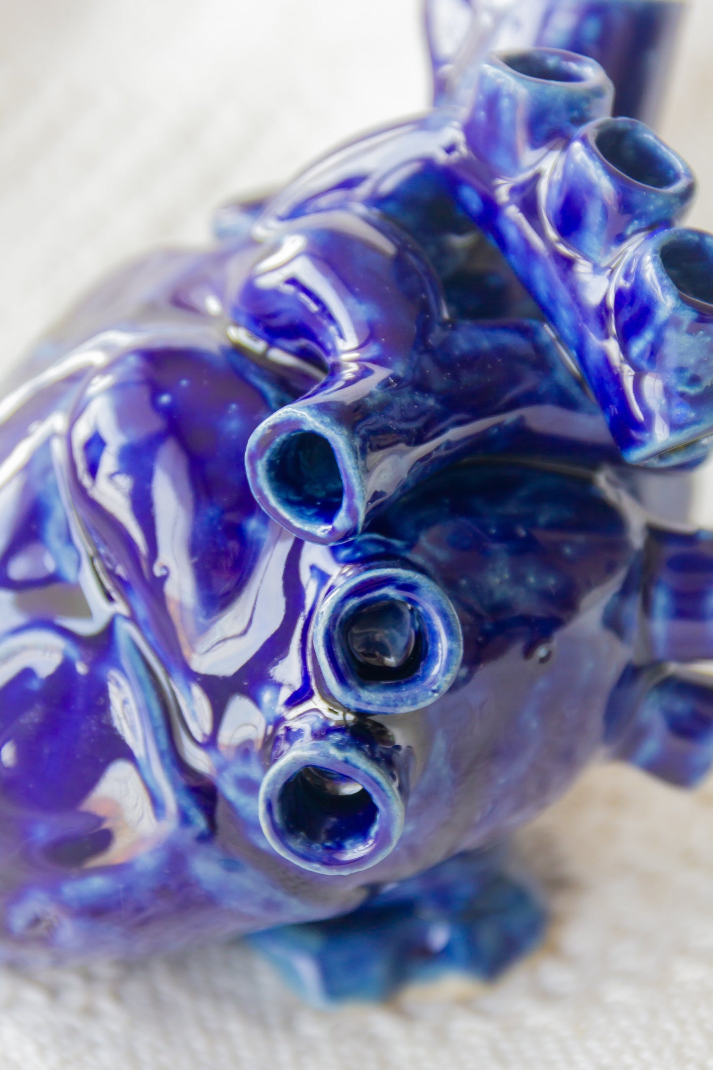 Serce ceramiczne granatowe