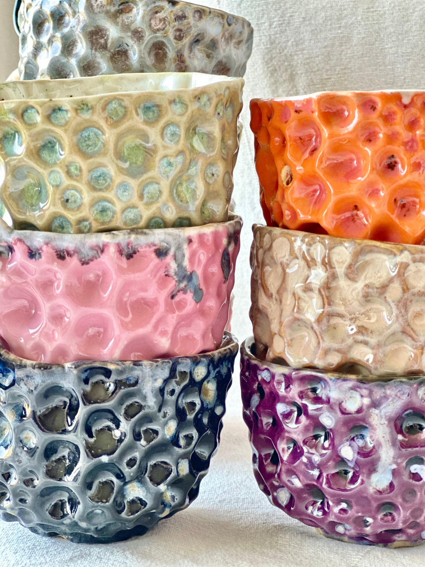 Filiżanka ceramiczna czarno-biała