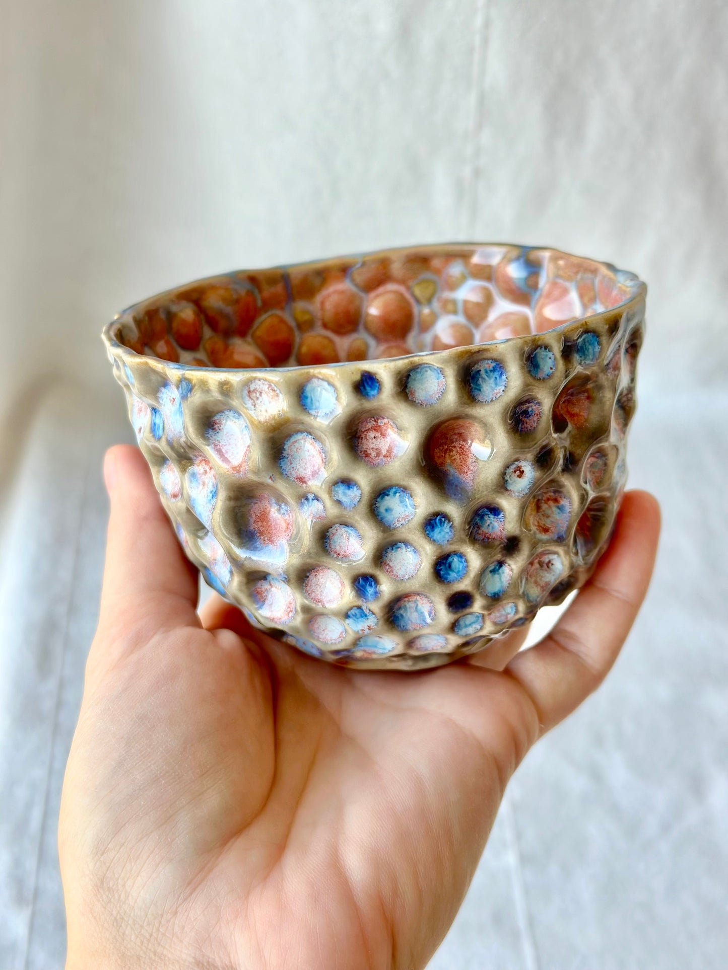 Miseczka ceramiczna wielokolorowa