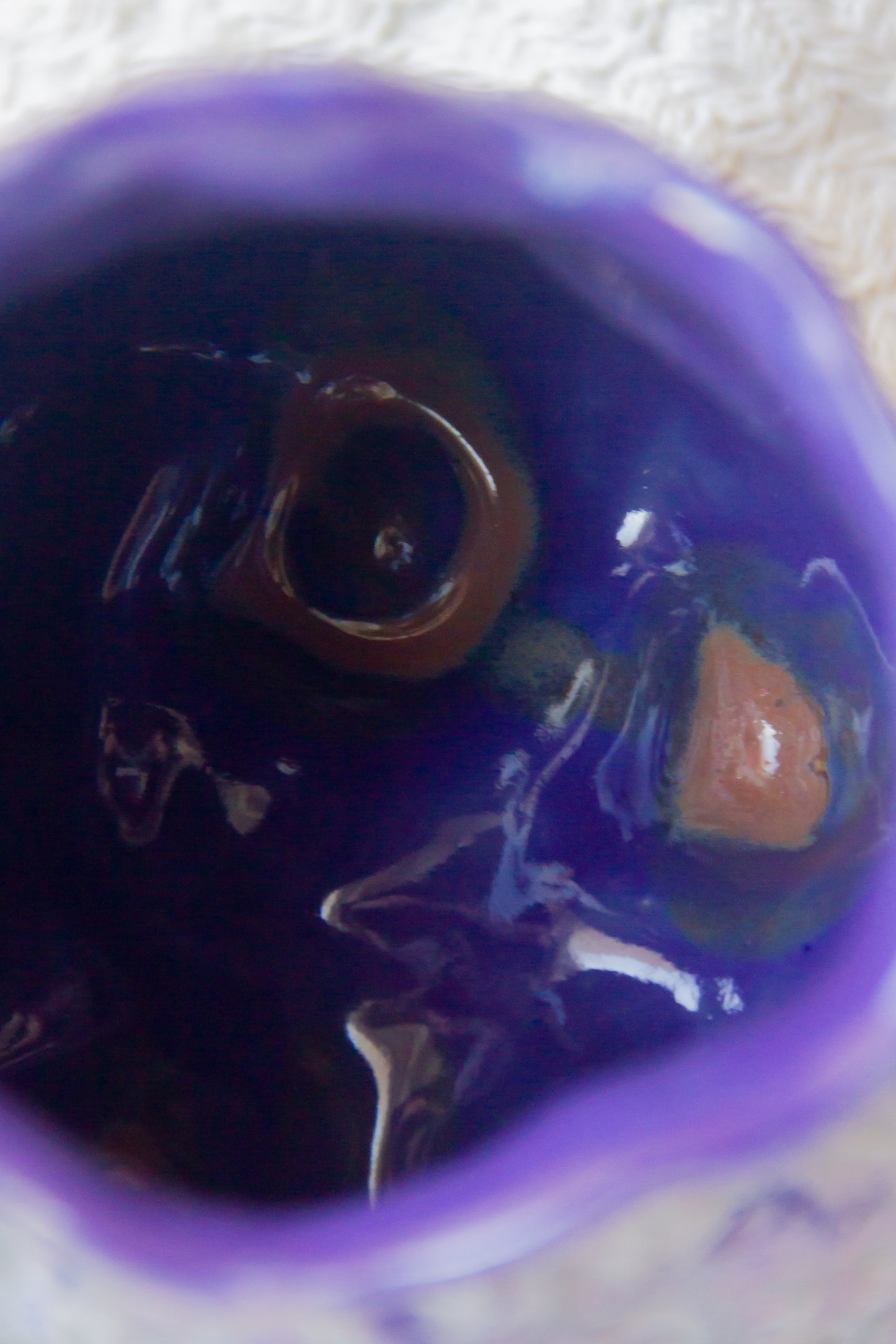 Kubek ceramiczny “Couroupita” szaro-fioletowy