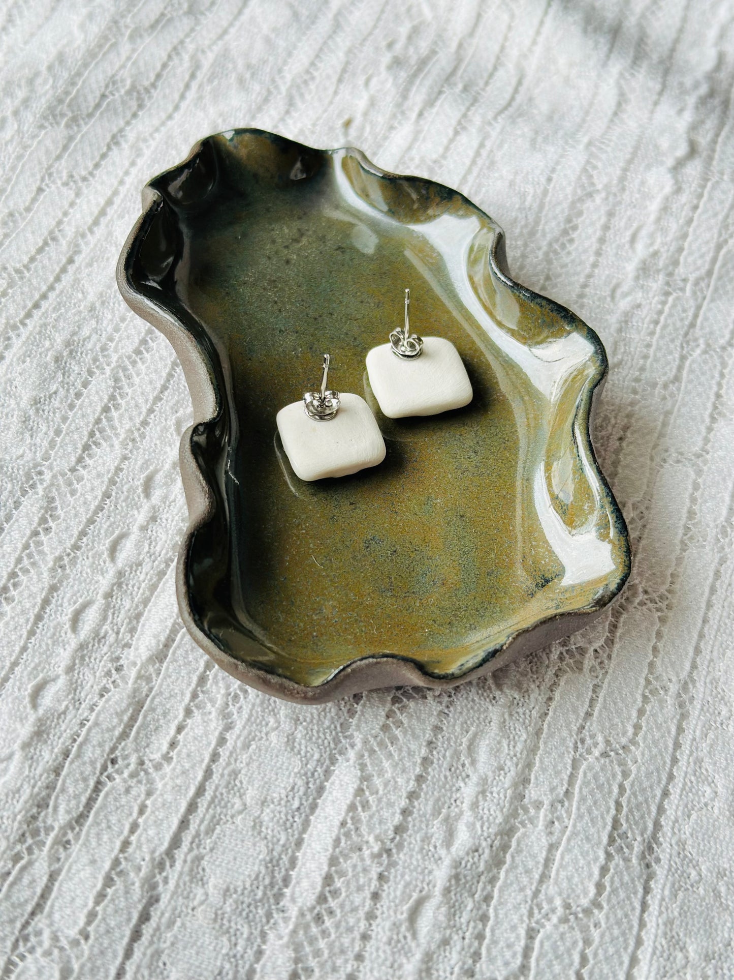 Kolczyki porcelanowe (sztyfty)