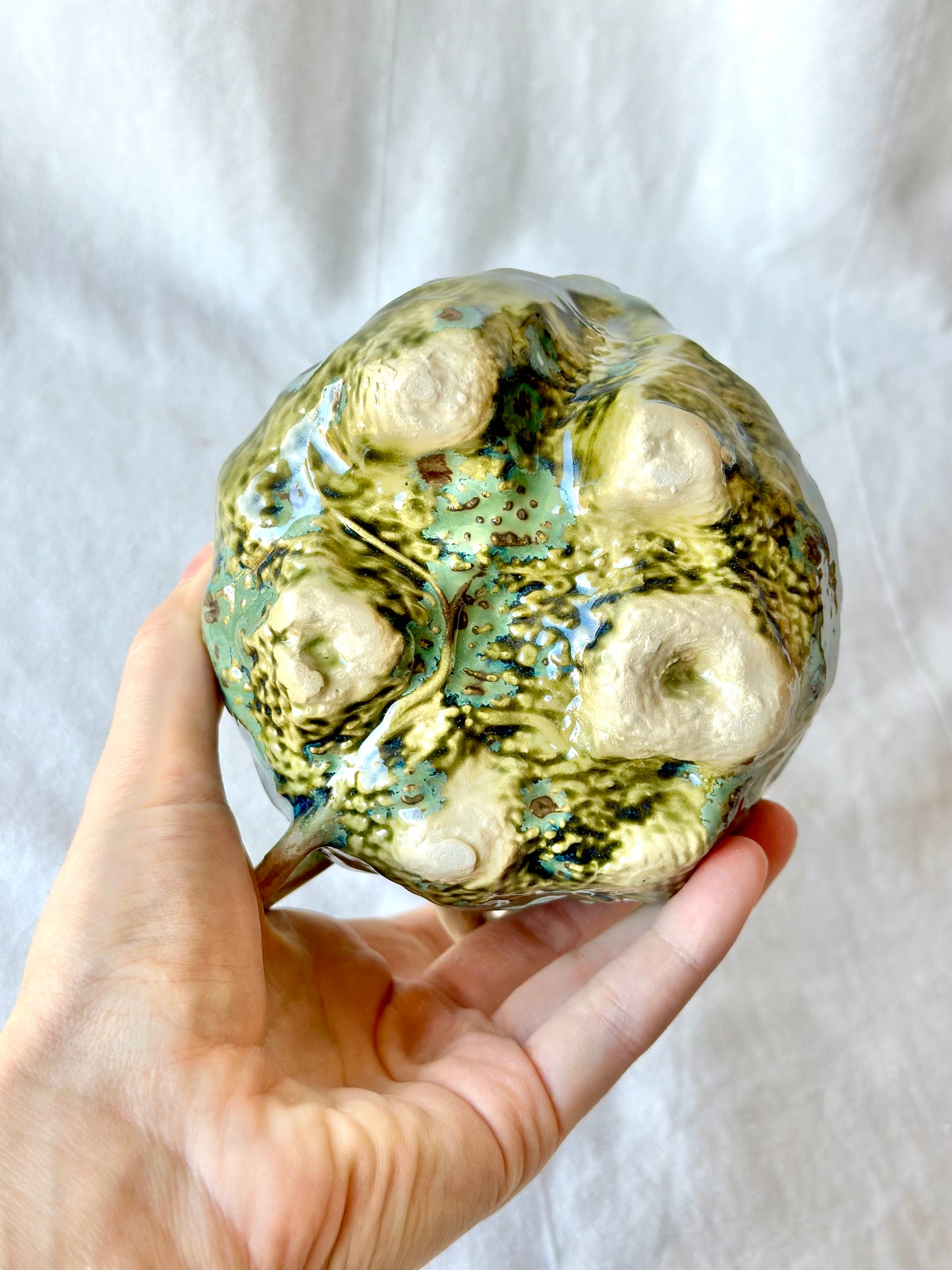 Mug en céramique "Couroupita" en vert