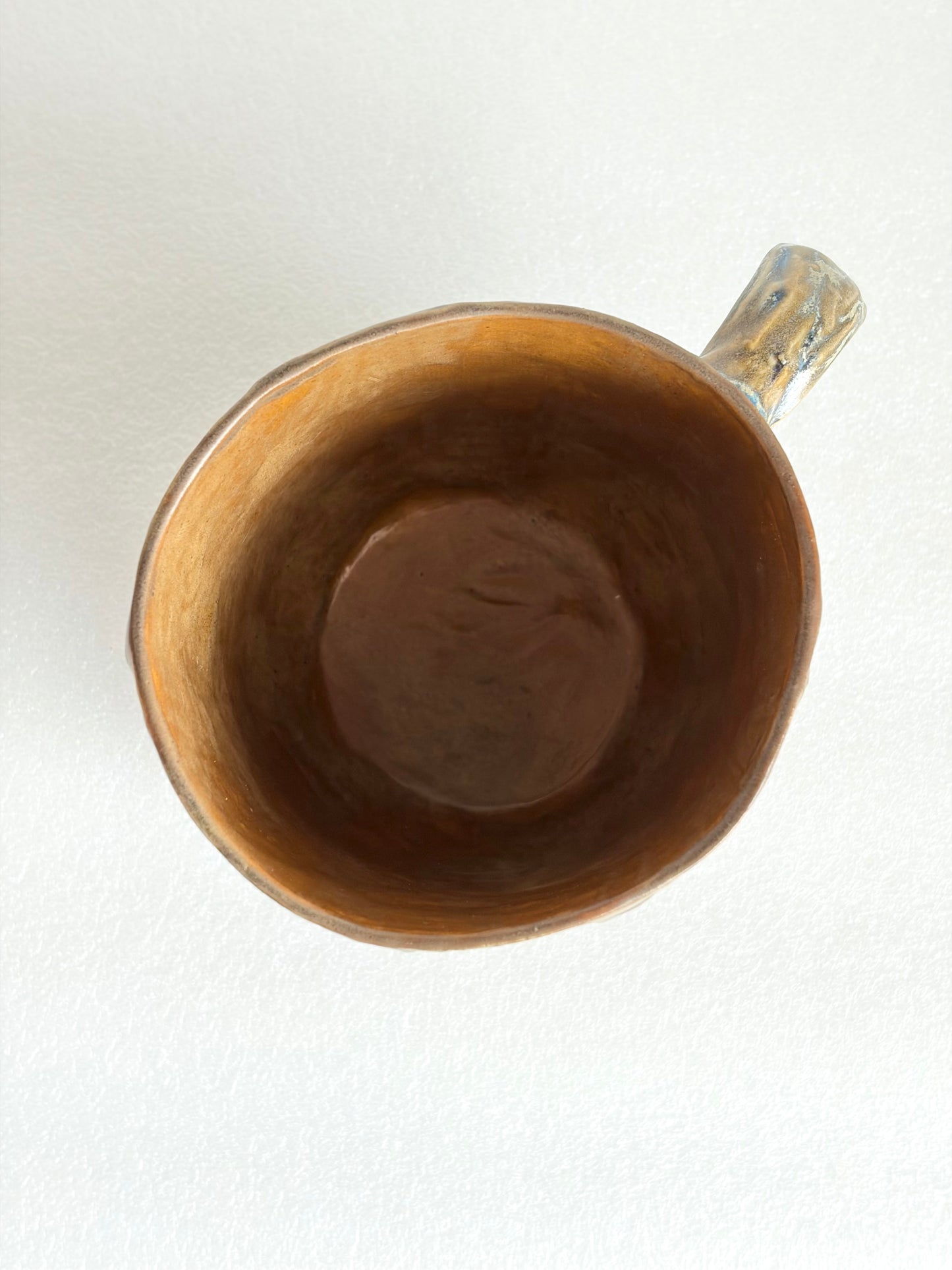Mug en céramique, noir et marron