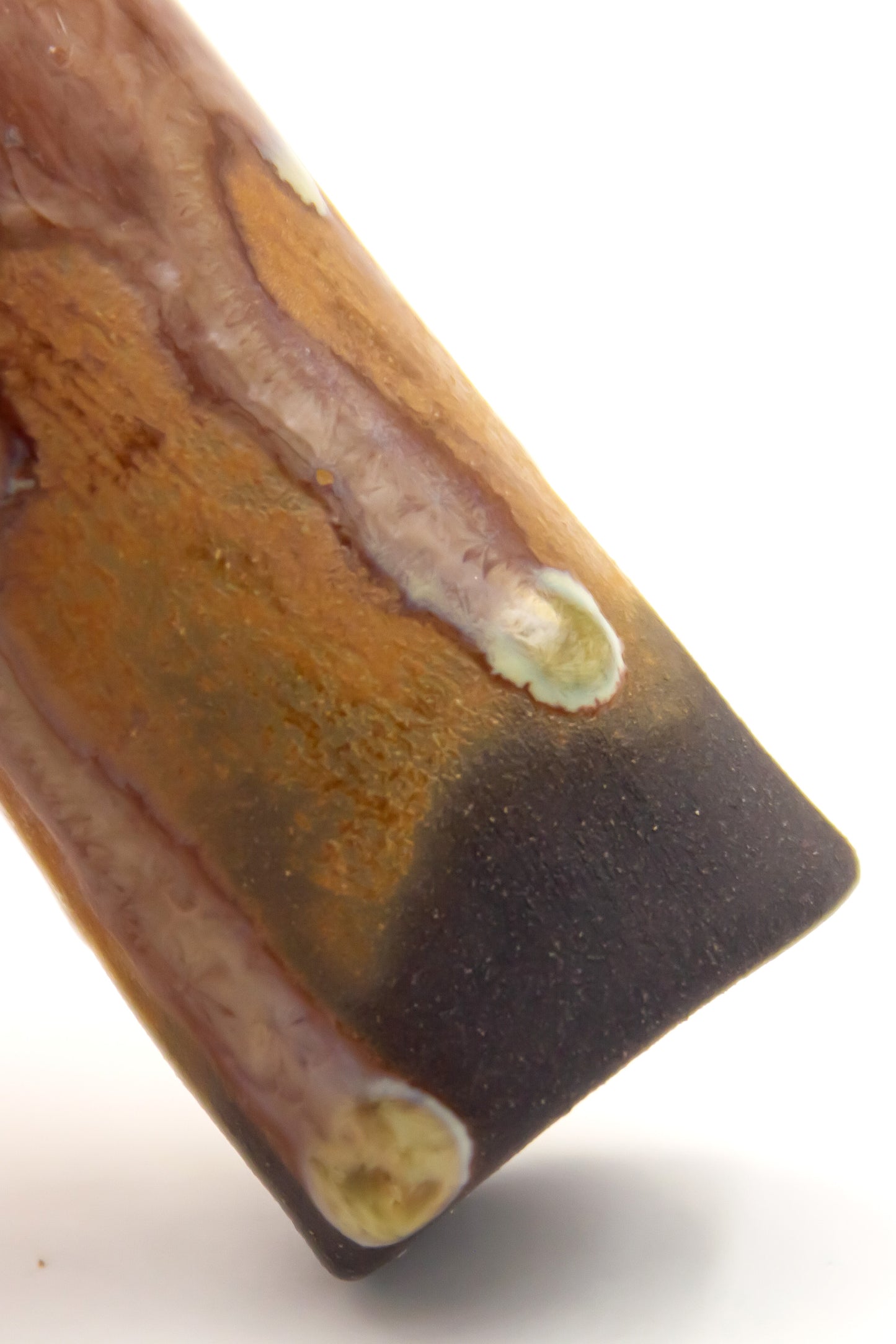 Bouteille en céramique marron