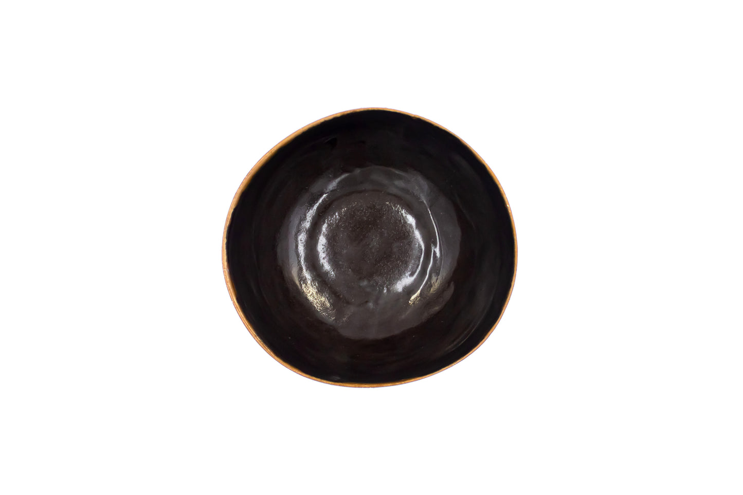 Bol en céramique noir et marron