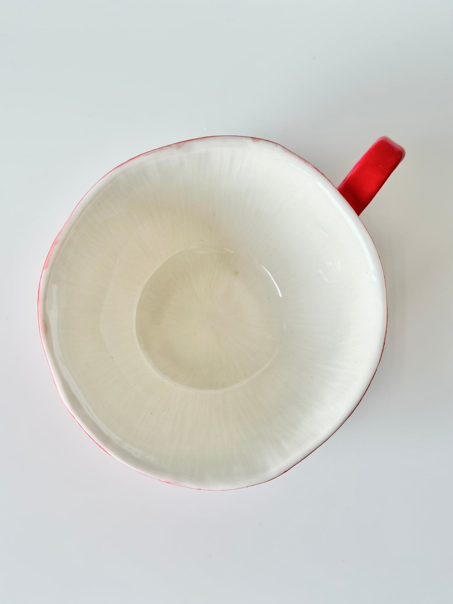 Mug en porcelaine plaqué or