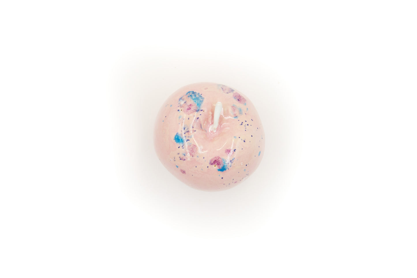 Jabłko ceramiczne w kolorze różowym