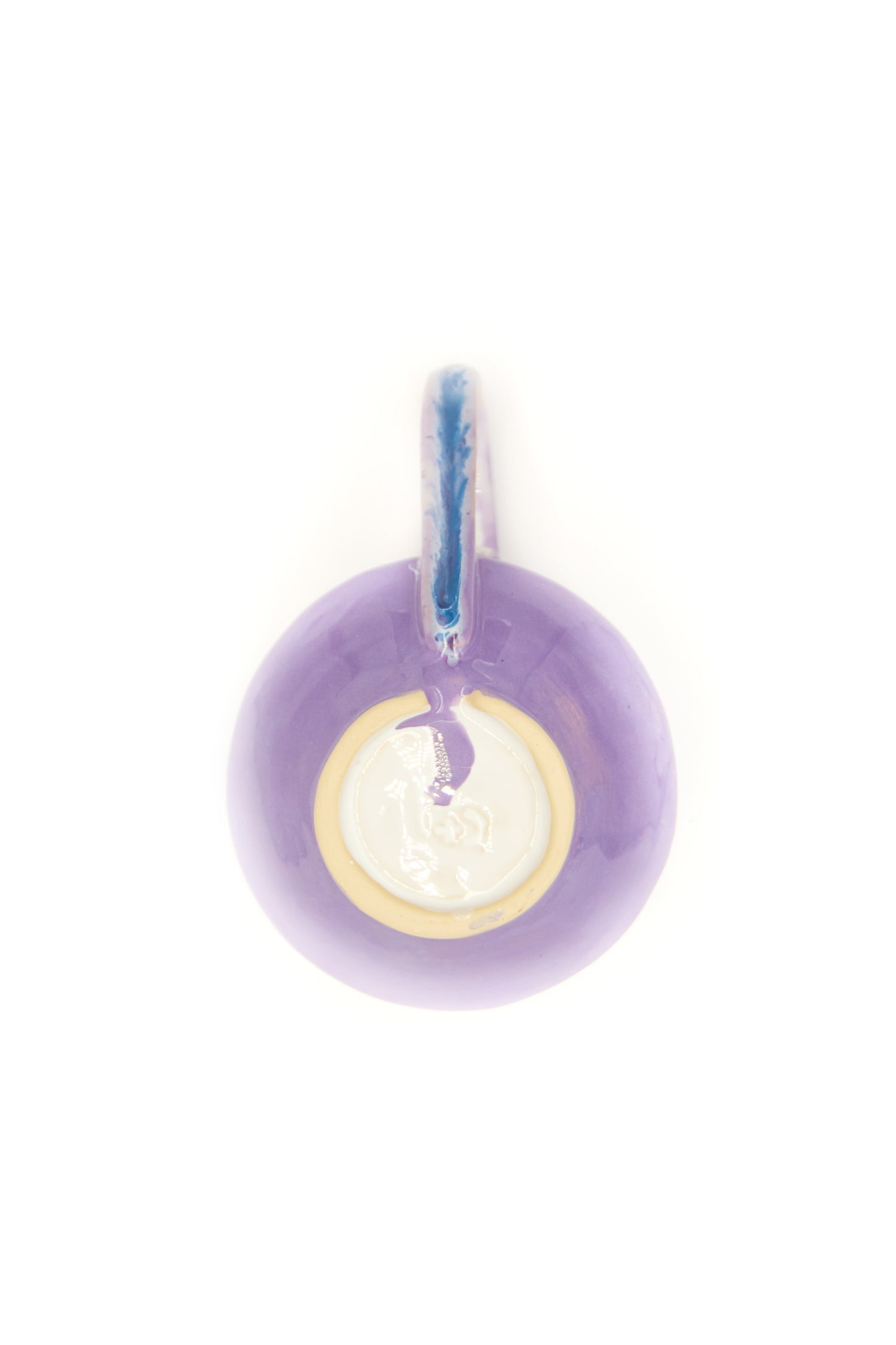 Kubek ceramiczny w kolorze fioletowym