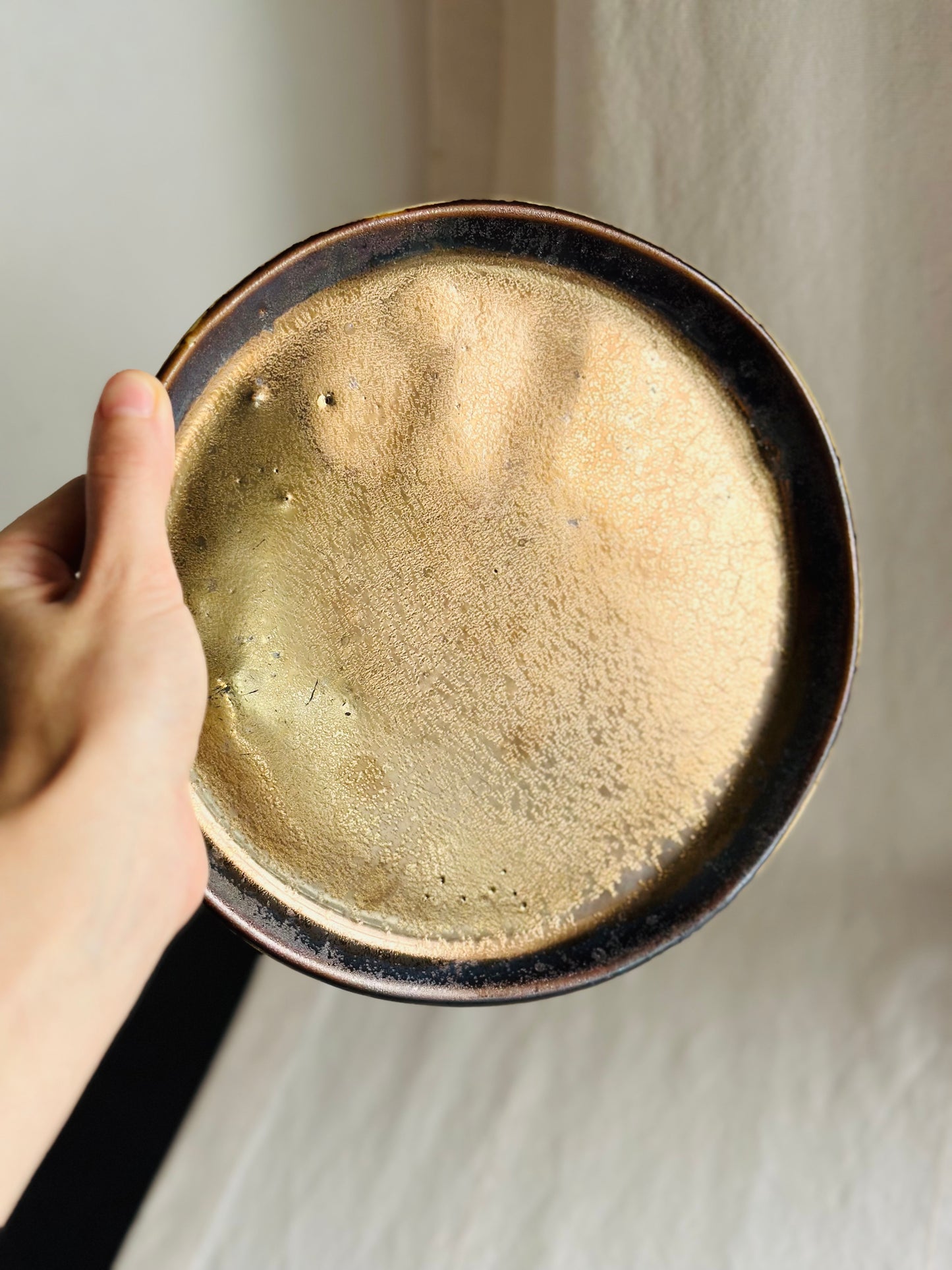 Talerz ceramiczny „stare zwierciadło”