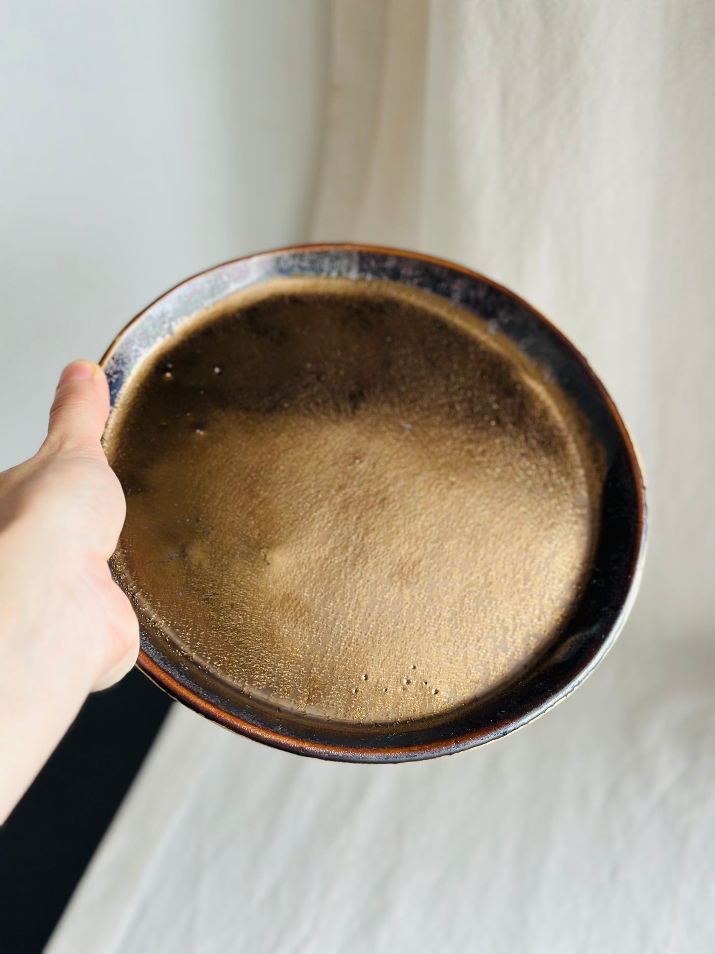 Talerz ceramiczny „stare zwierciadło”