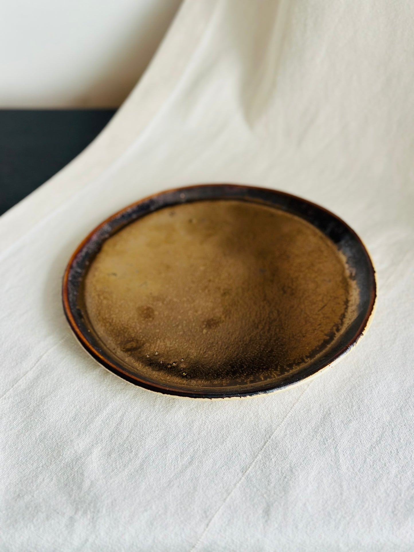 Talerz ceramiczny „stare zwierciadło”