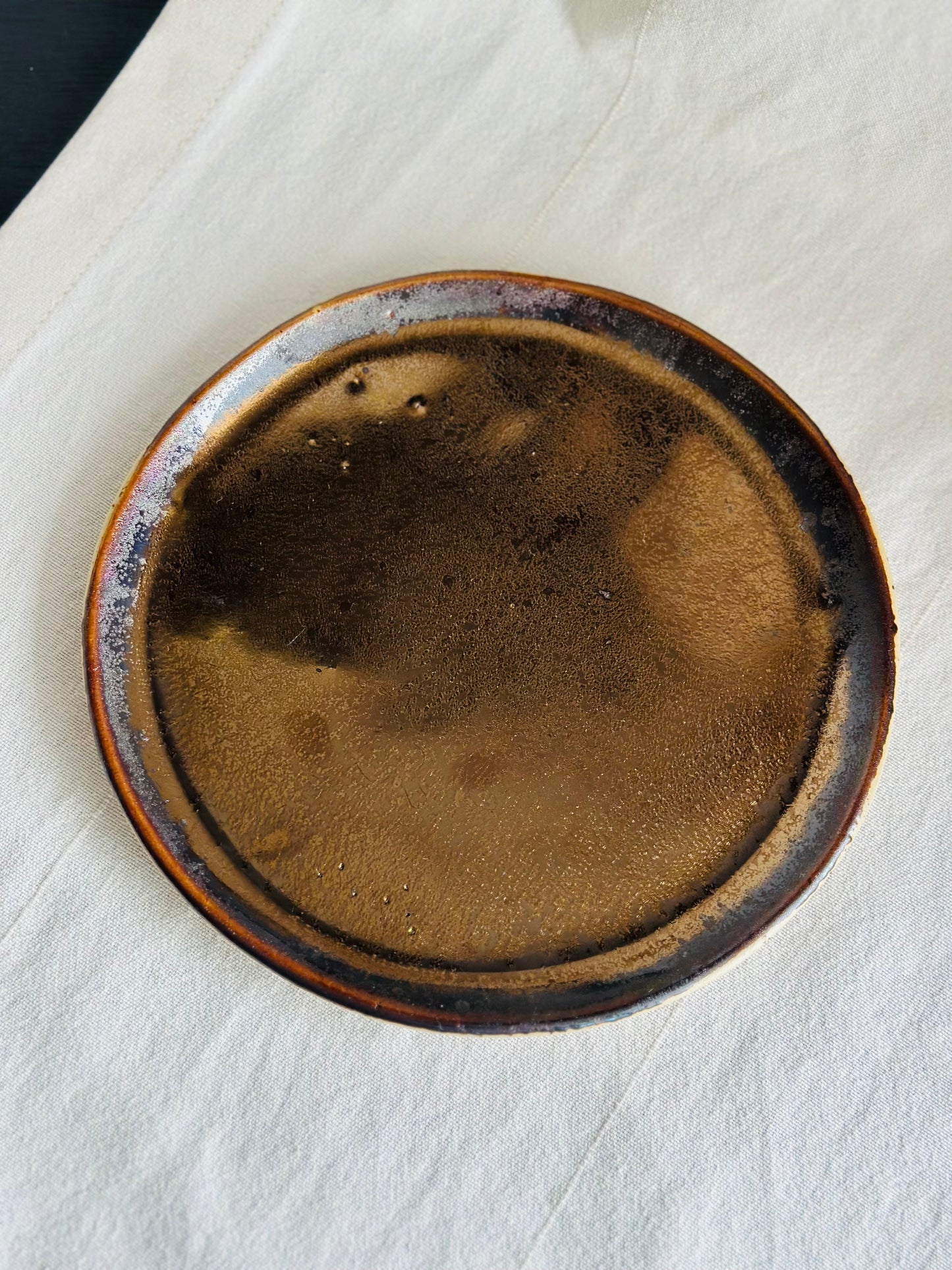 Talerz ceramiczny „stare zwierciadło”