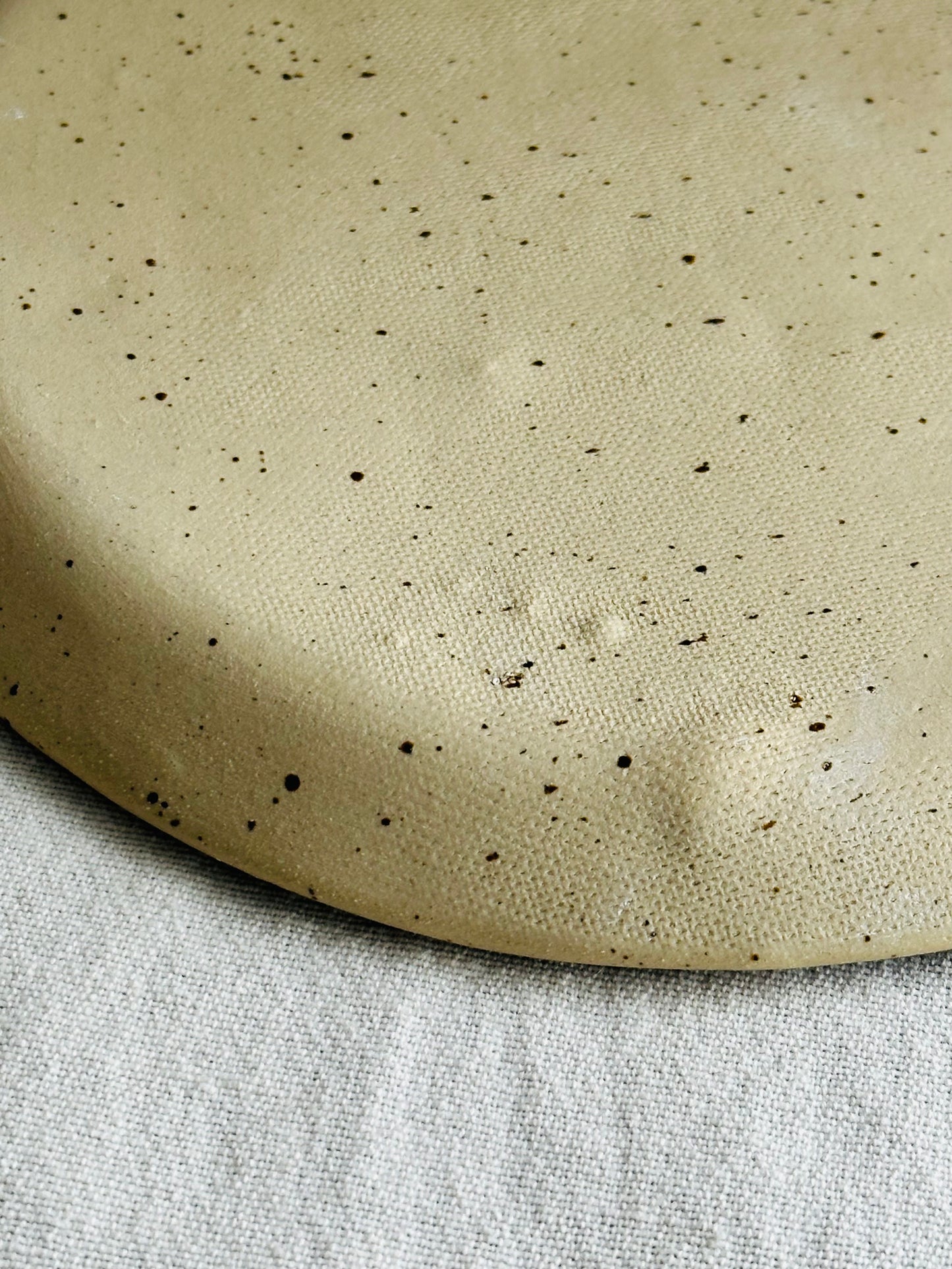 Talerz ceramiczny „stare zwierciadło”