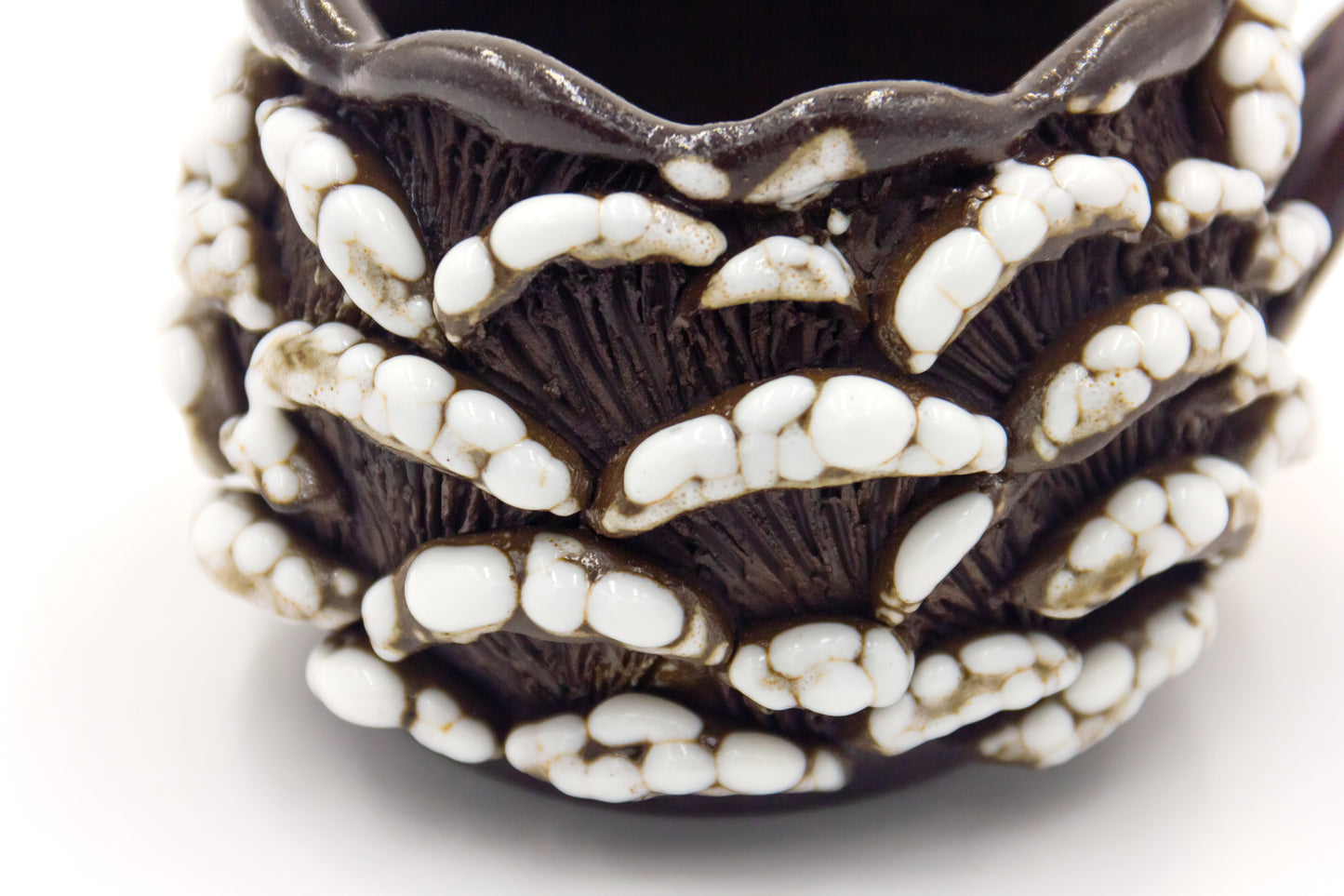 Kubek ceramiczny czarno-biały