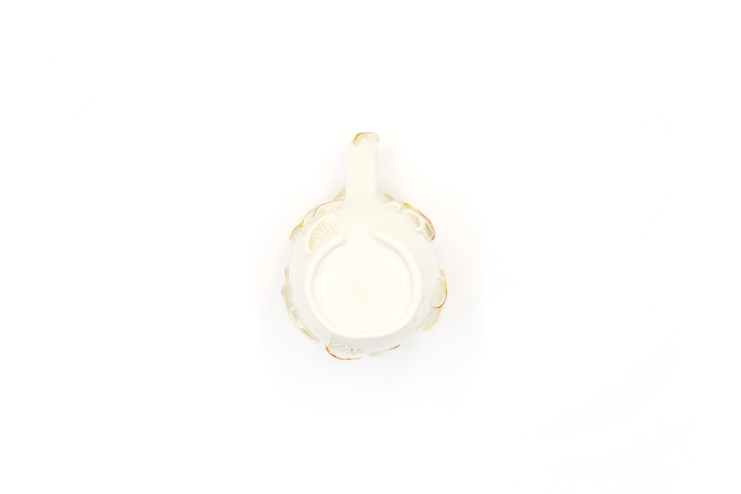 Mug en porcelaine plaqué or