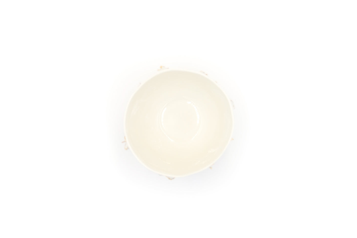 Miseczka „Laminari” porcelanowa ze złoceniem