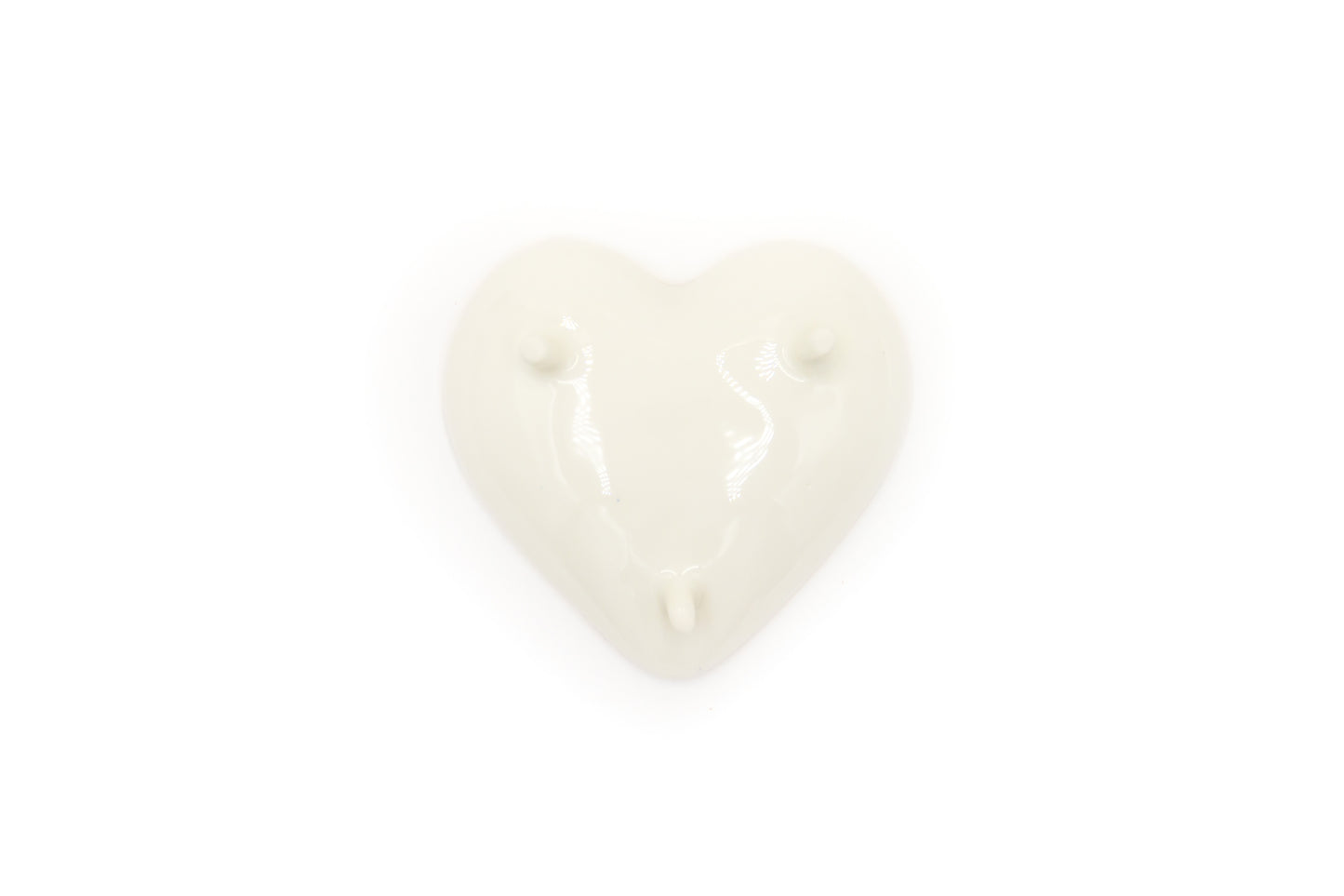 Miseczka porcelanowa w kształcie serca ze złoceniem