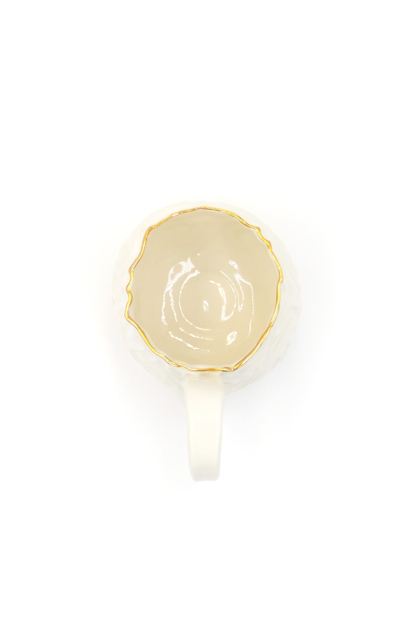 Kubek porcelanowy ze złoceniem