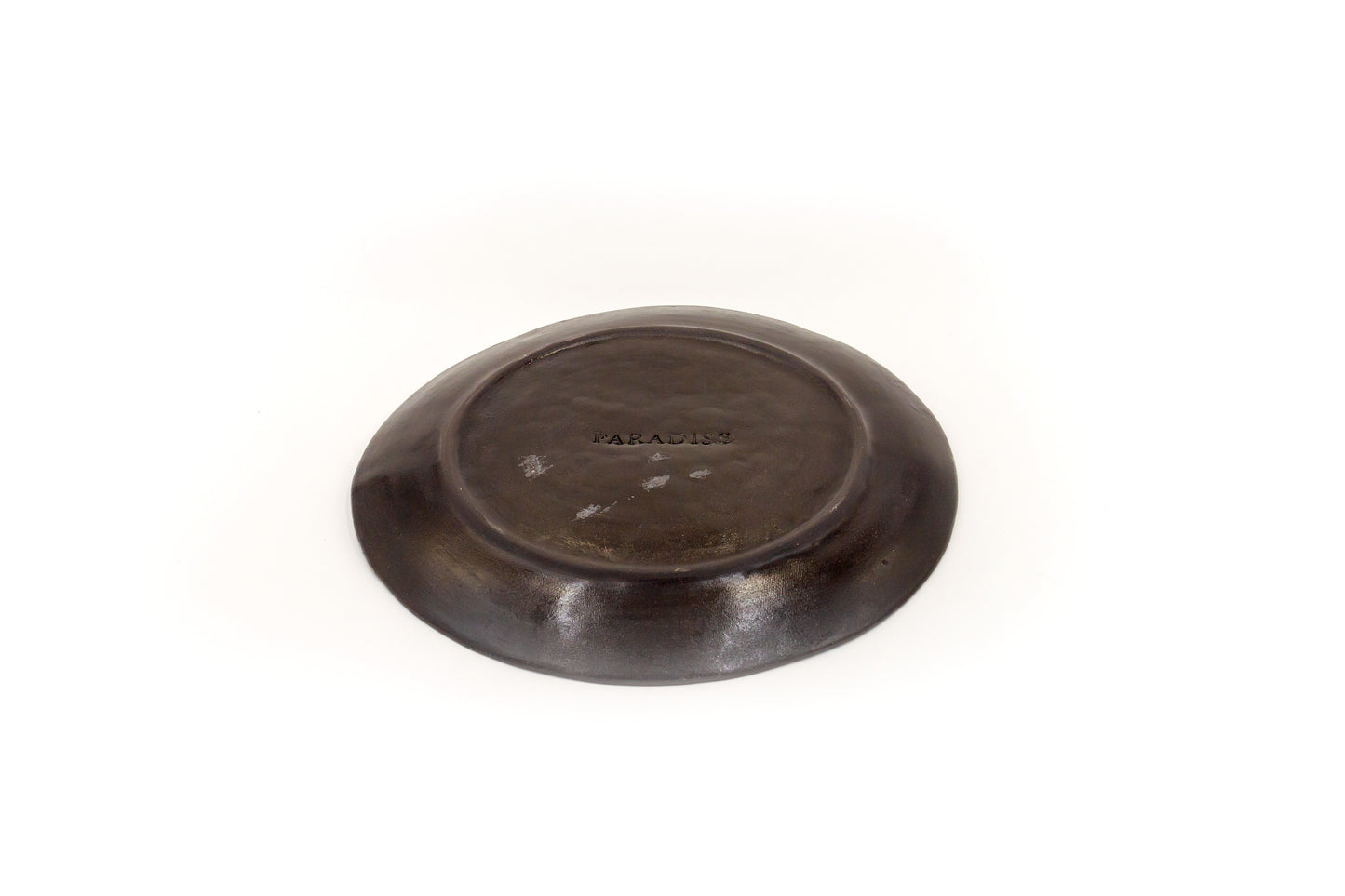 Talerz ceramiczny duży wielokolorowy