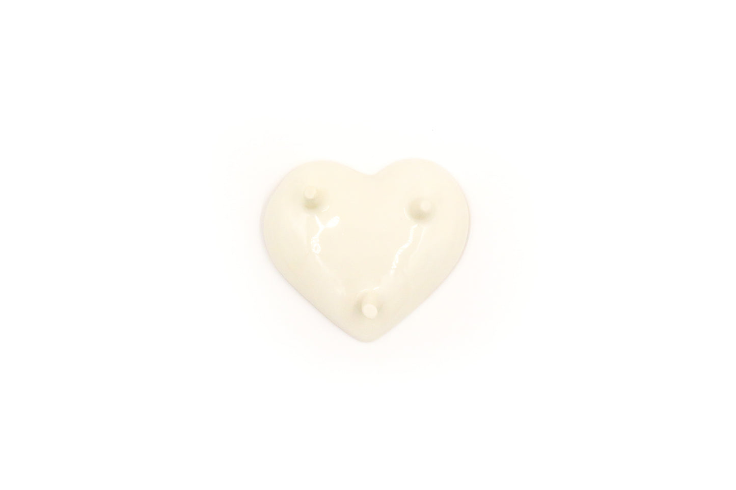 Miseczka porcelanowa w kształcie serca ze złoceniem