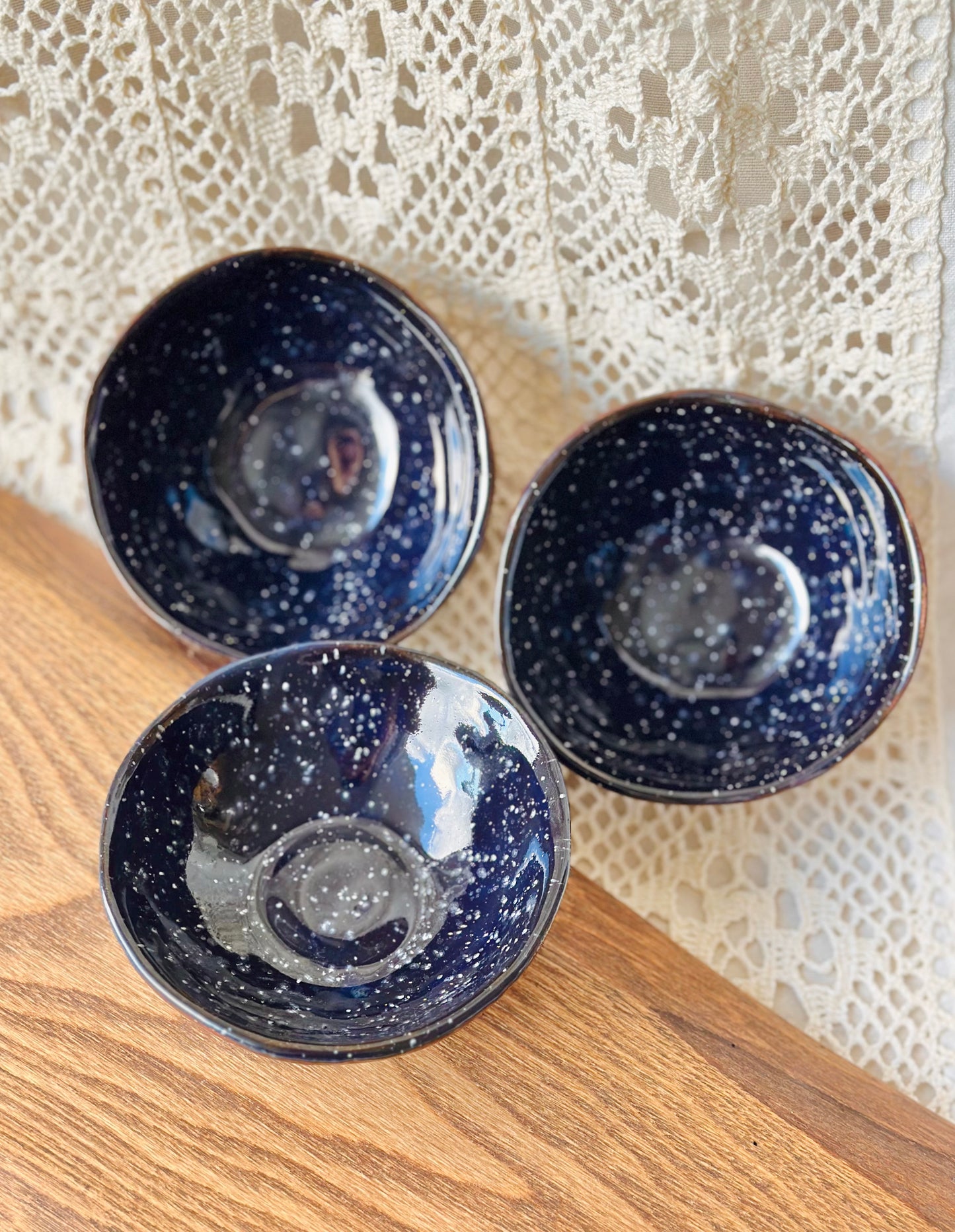 Bol en céramique marron et vert