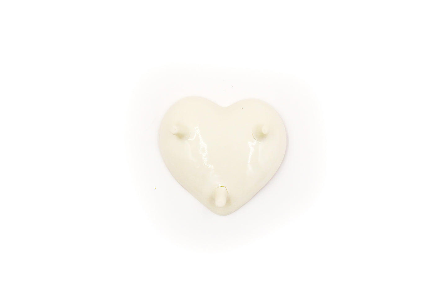 Miseczka porcelanowa w kształcie serca ze złoceniem