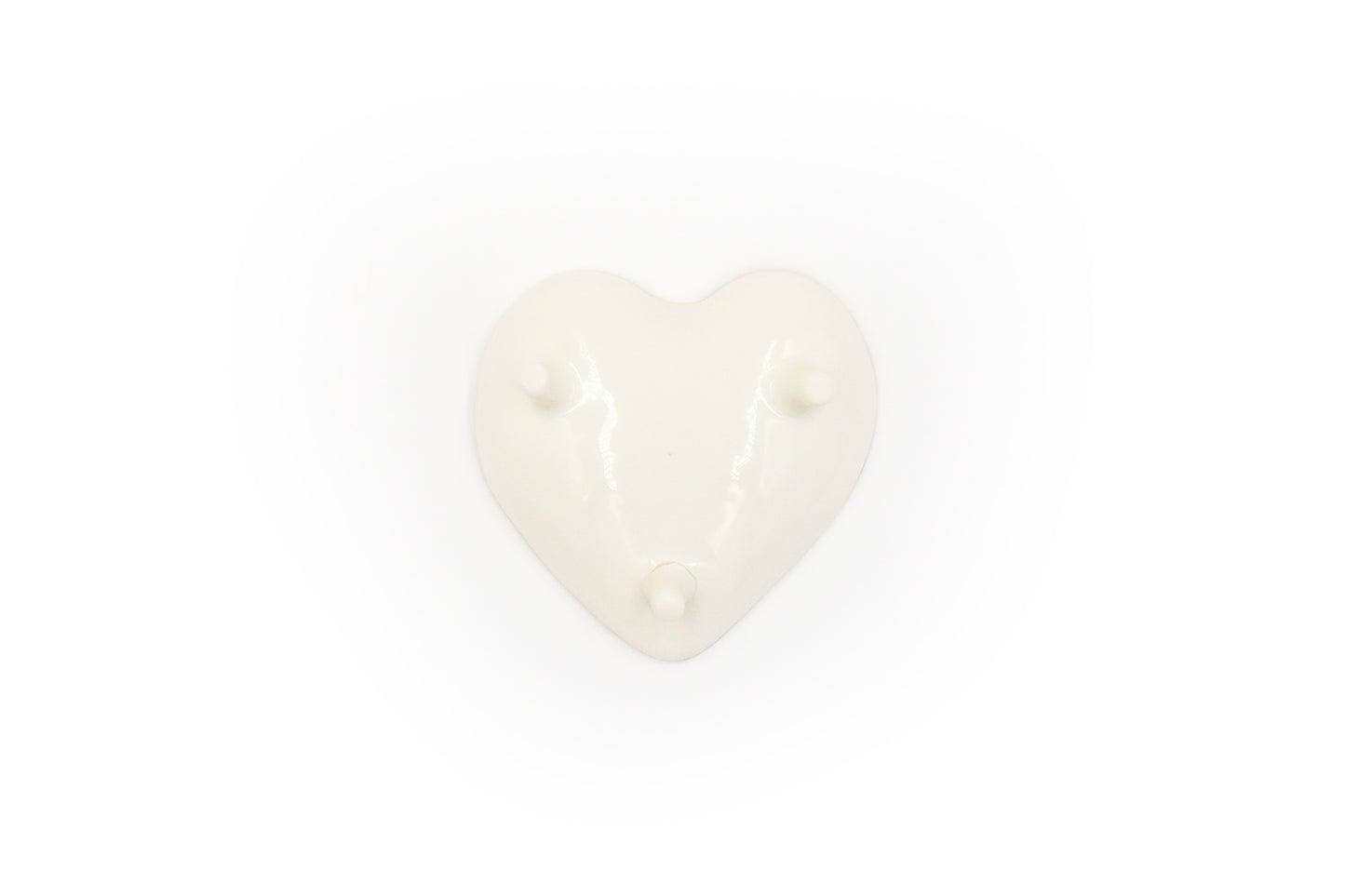 Miseczka porcelanowa w kształcie serca ze złoceniem